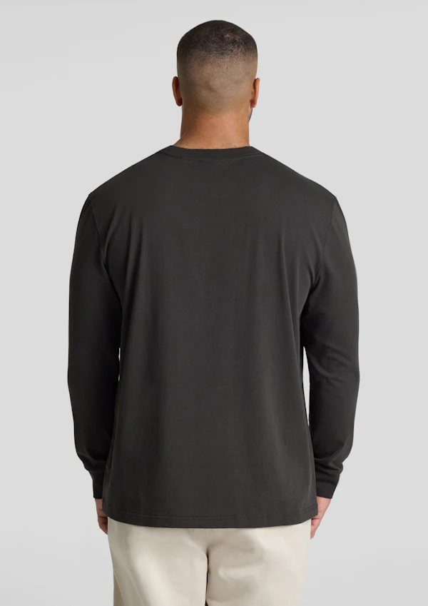 Charcoal Classic Heavy Long Sleeve Tee
