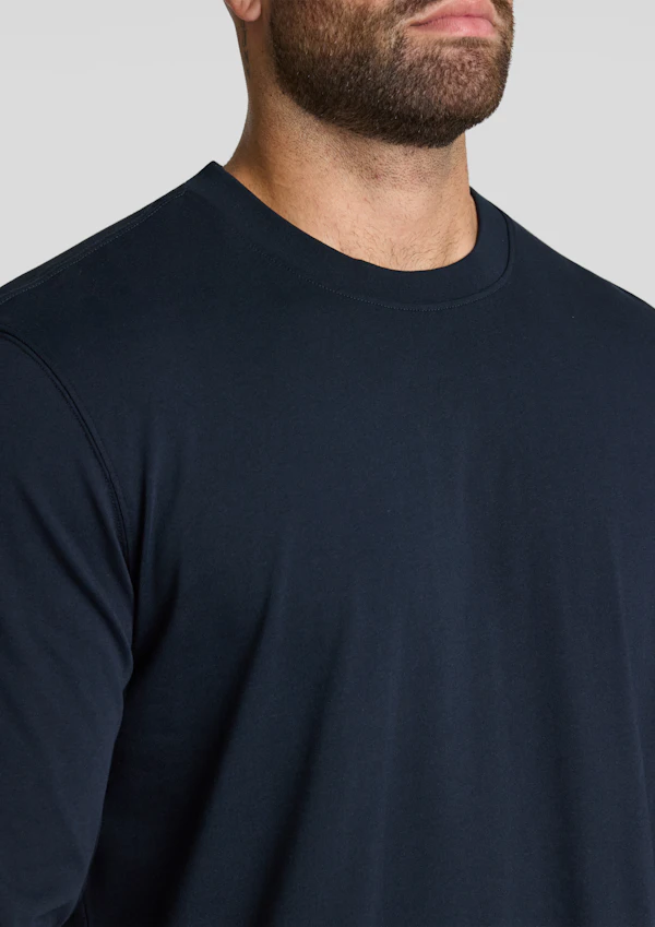 Navy Classic Heavy Long Sleeve Tee