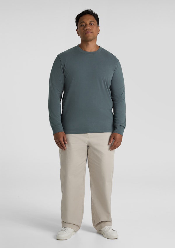 Slate Classic Heavy Long Sleeve Tee