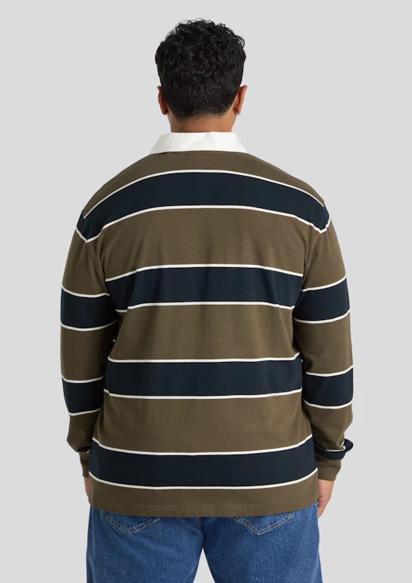 Olive Wembley Long Sleeve Rugby