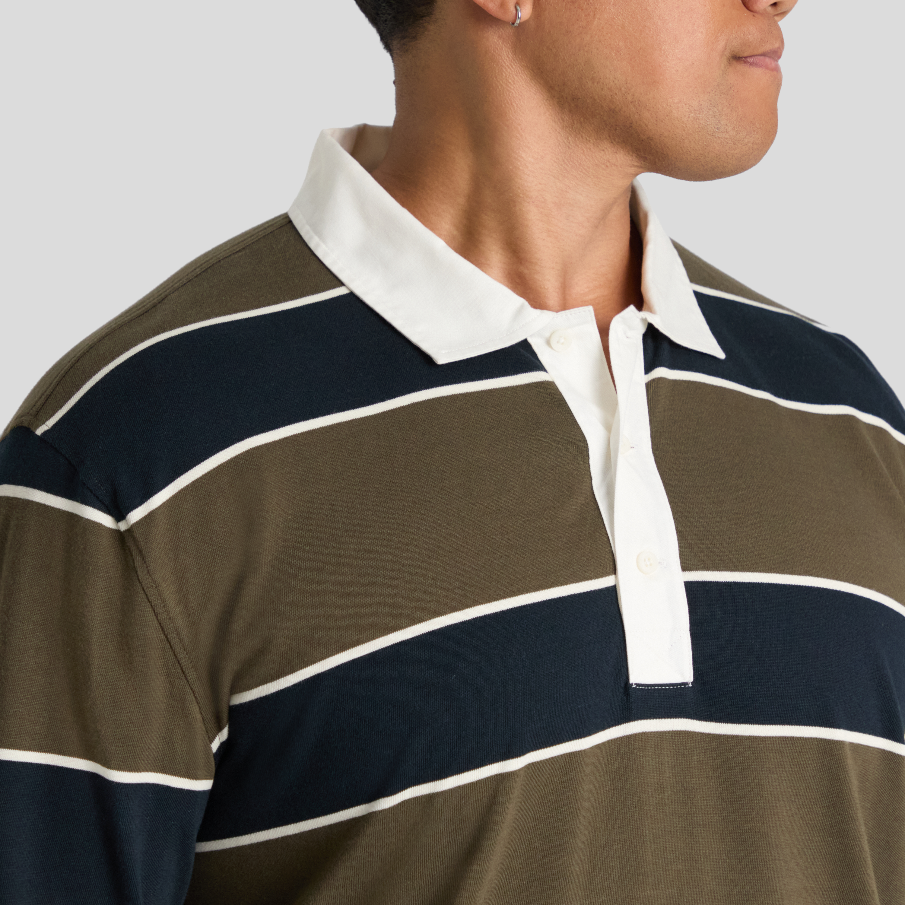 Olive Wembley Long Sleeve Rugby