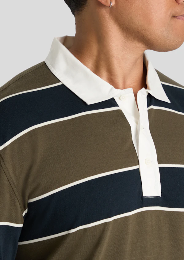 Olive Wembley Long Sleeve Rugby