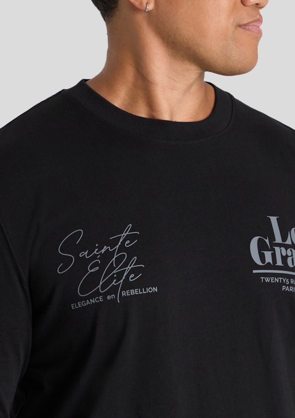 Black Revolte Long Sleeve Tee