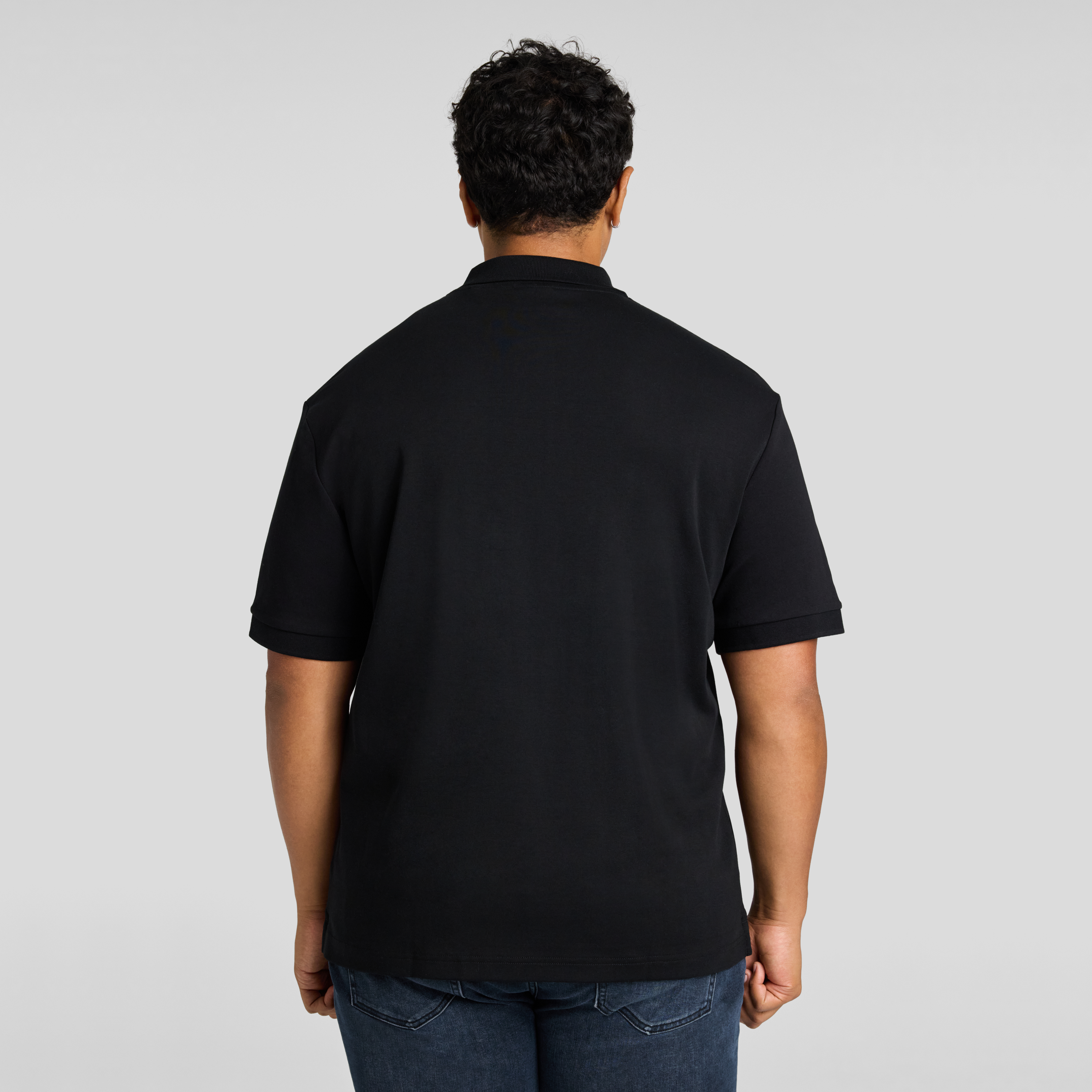 Black Noah Interlock Polo