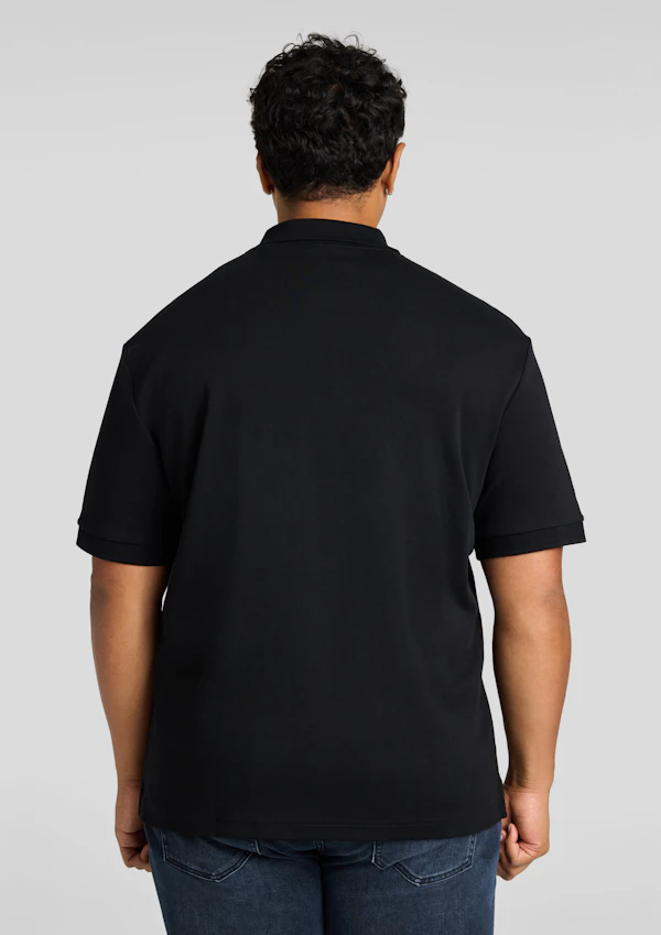 Black Noah Interlock Polo