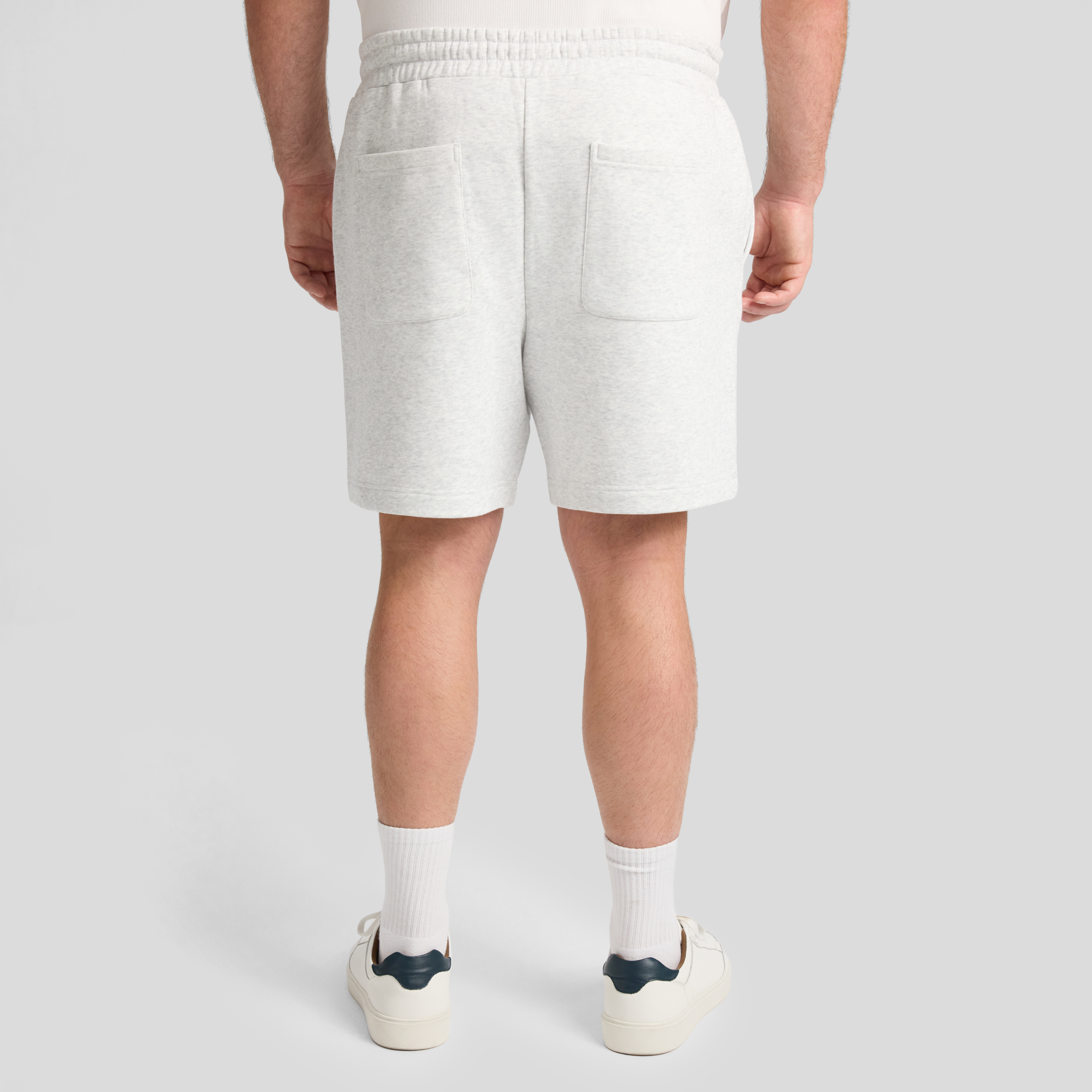 Grey Marle Levi Fleece Track Short