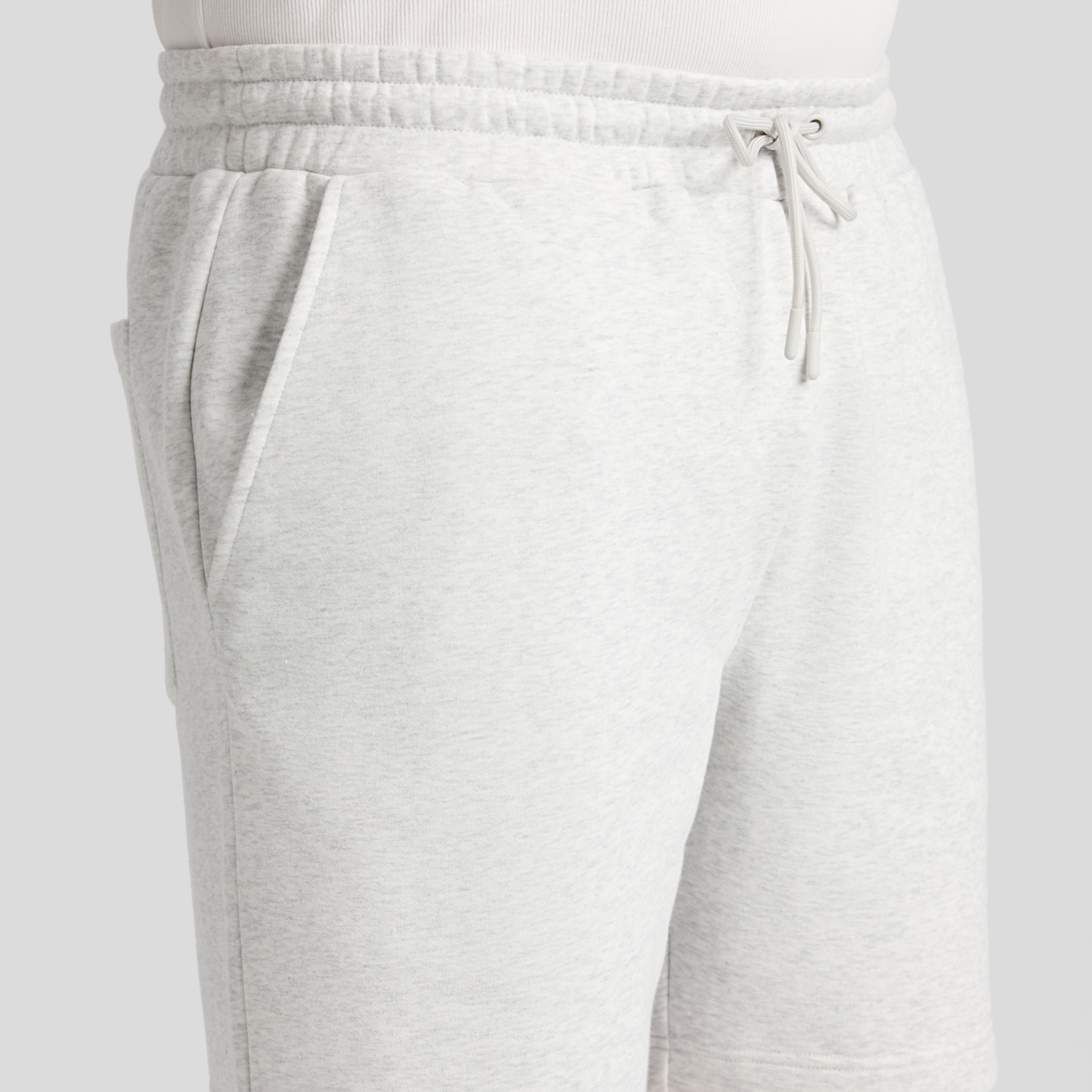 Grey Marle Levi Fleece Track Short