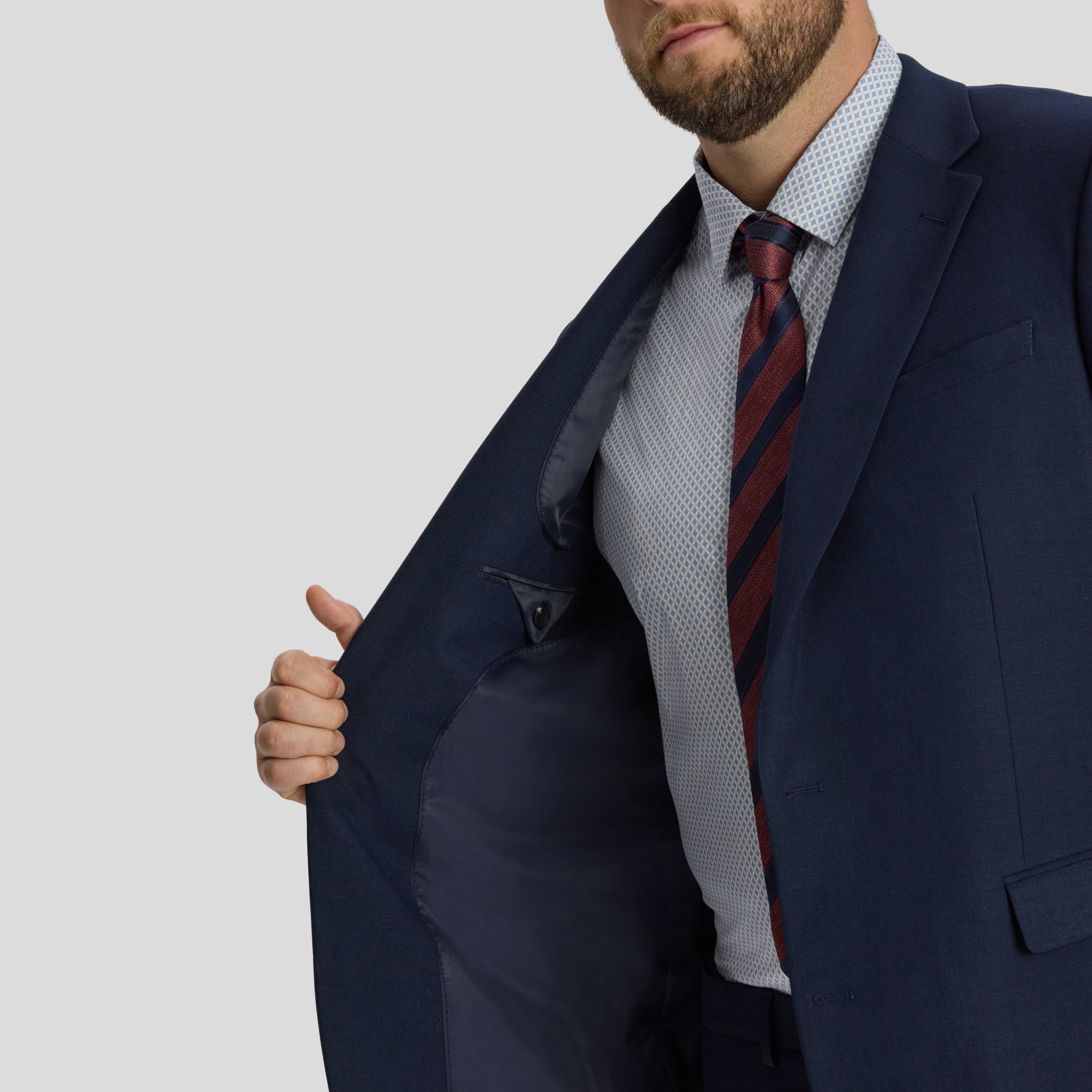 Navy Hudson Stretch Suit Jacket