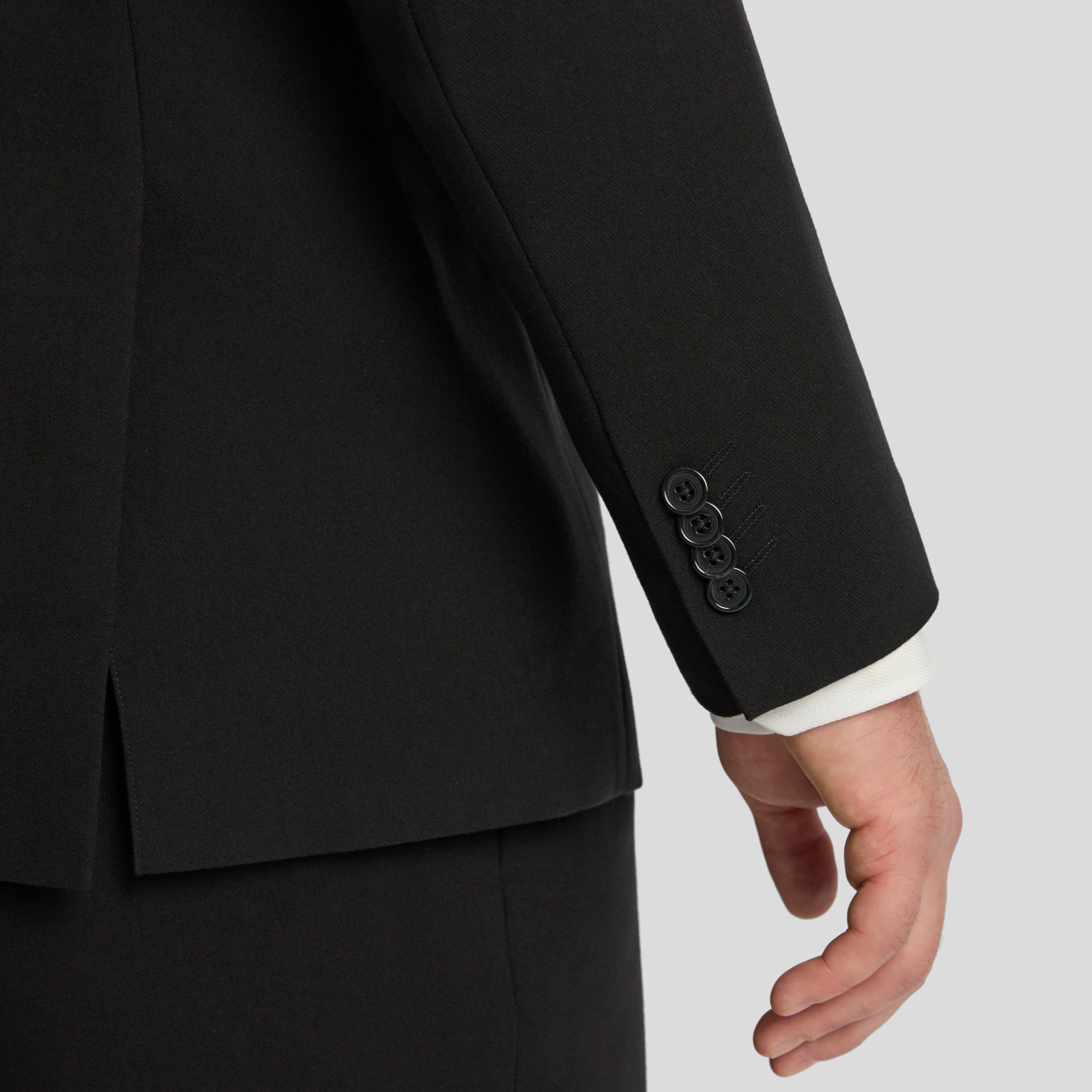 Black Soho Double Breasted Jacket