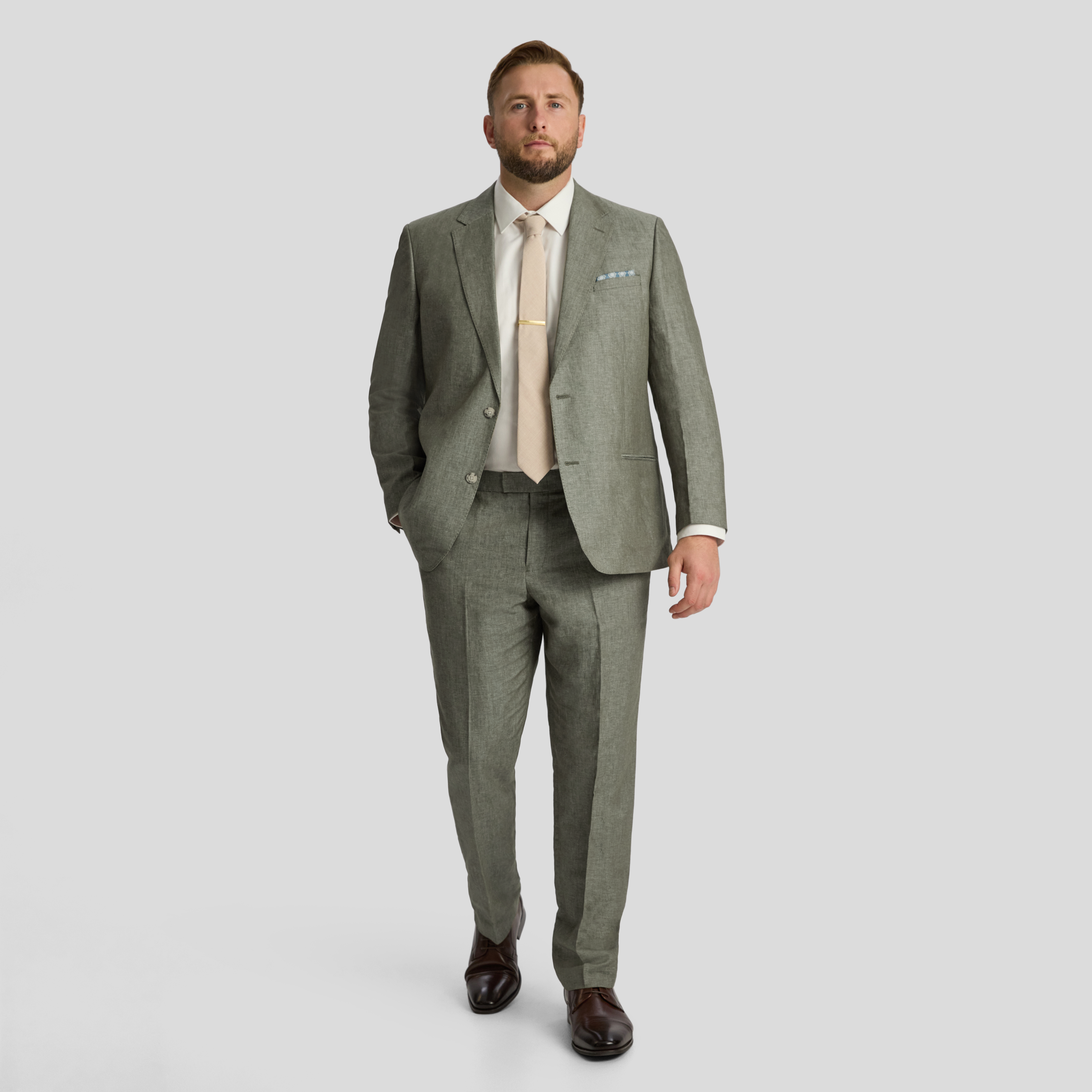 Thyme Marco Linen Blend Suit Jacket