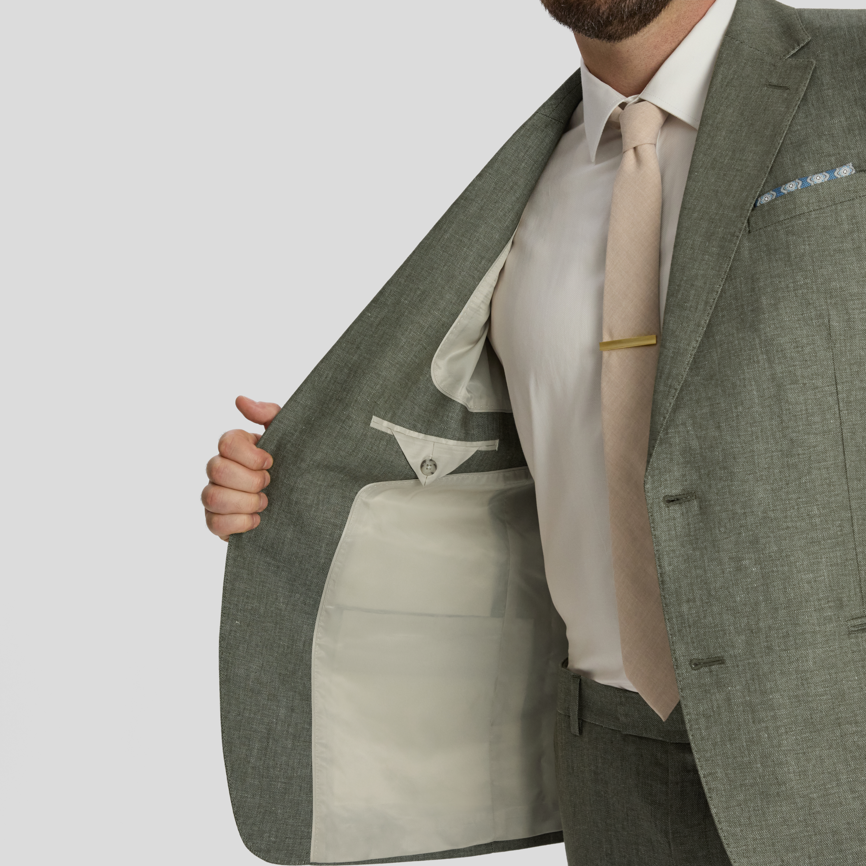 Thyme Marco Linen Blend Suit Jacket