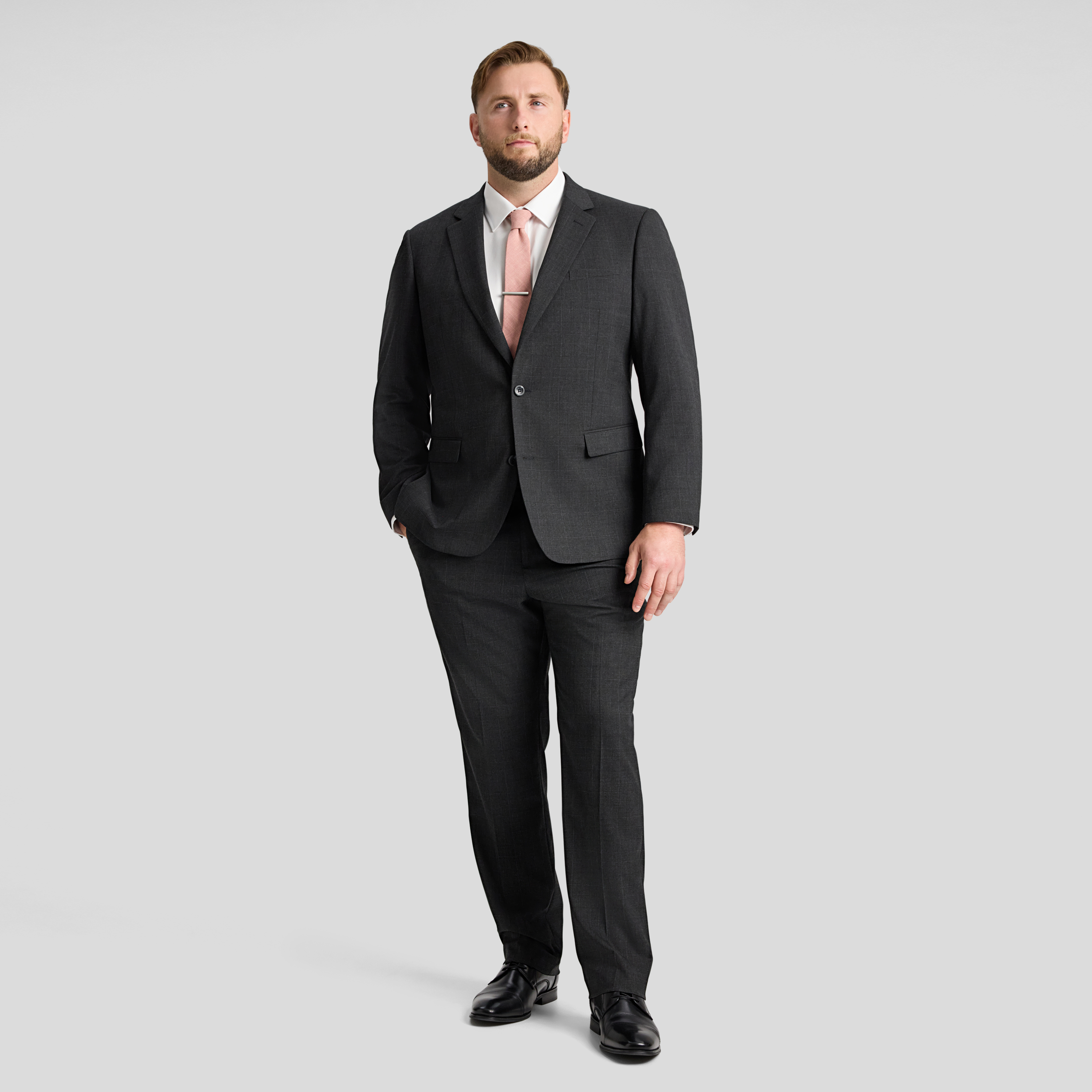 Charcoal London Check Suit Jacket