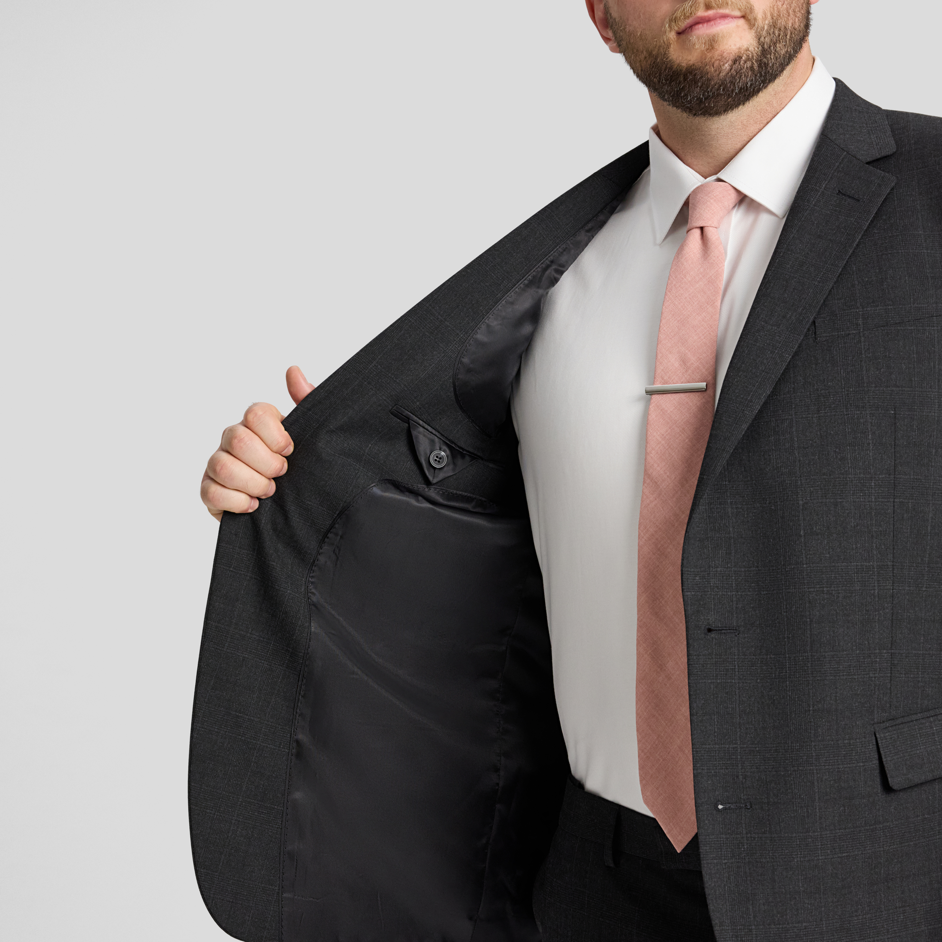 Charcoal London Check Suit Jacket