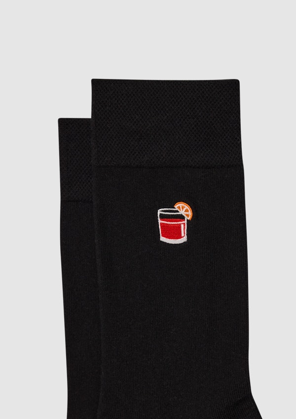 Black Negroni Fancy Sock