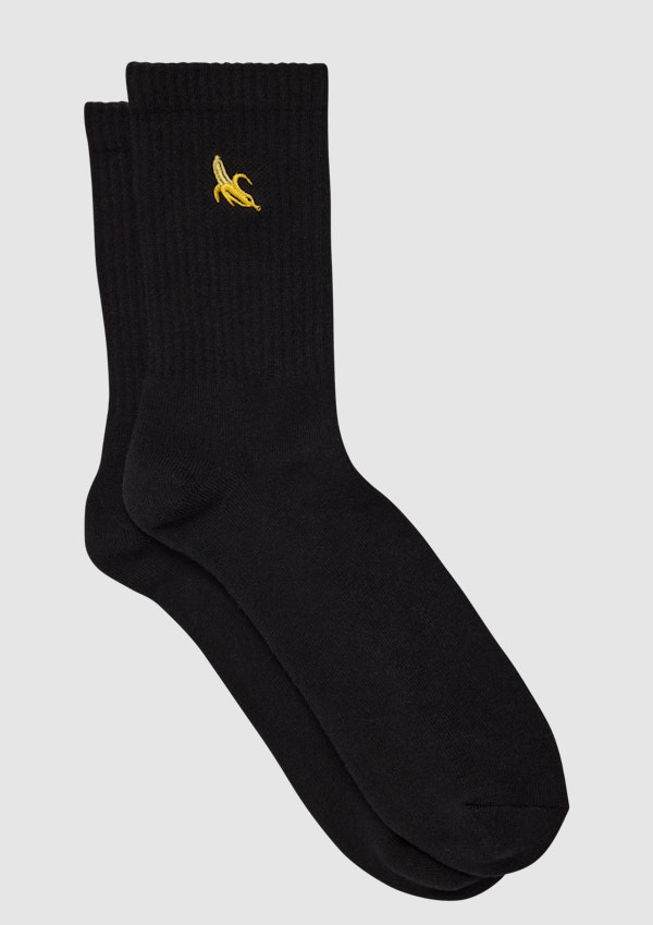 Embroidered Tube Sock