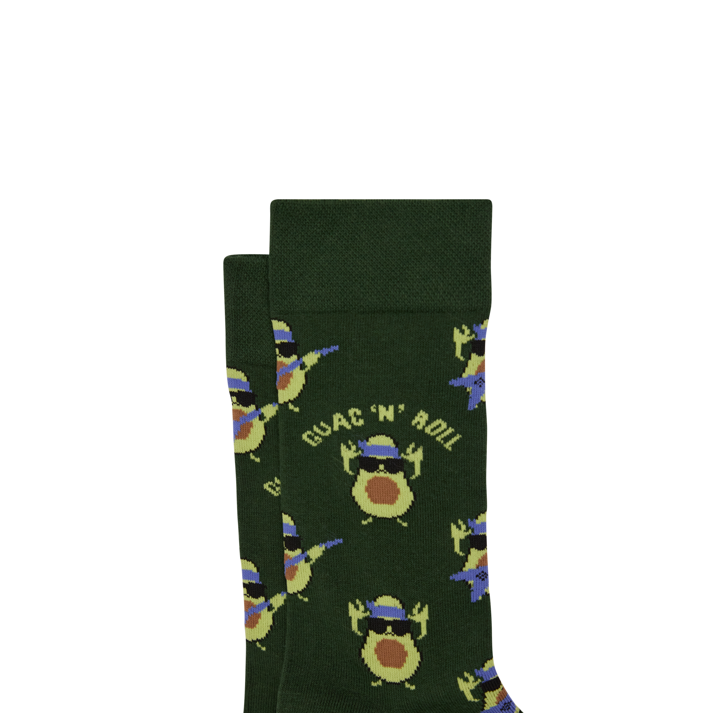 Green Guac Fancy Sock