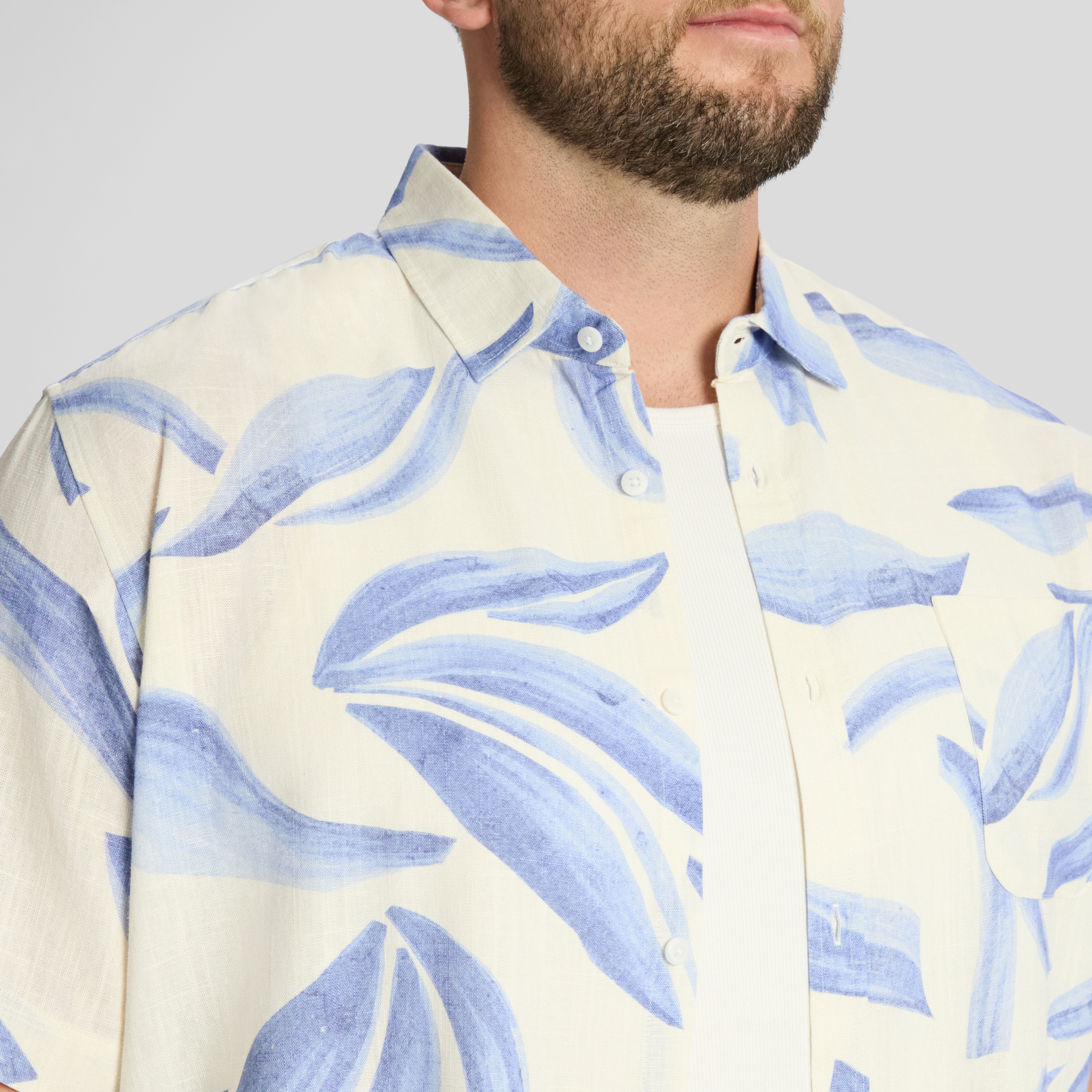 Ivory Cruise Print Shirt