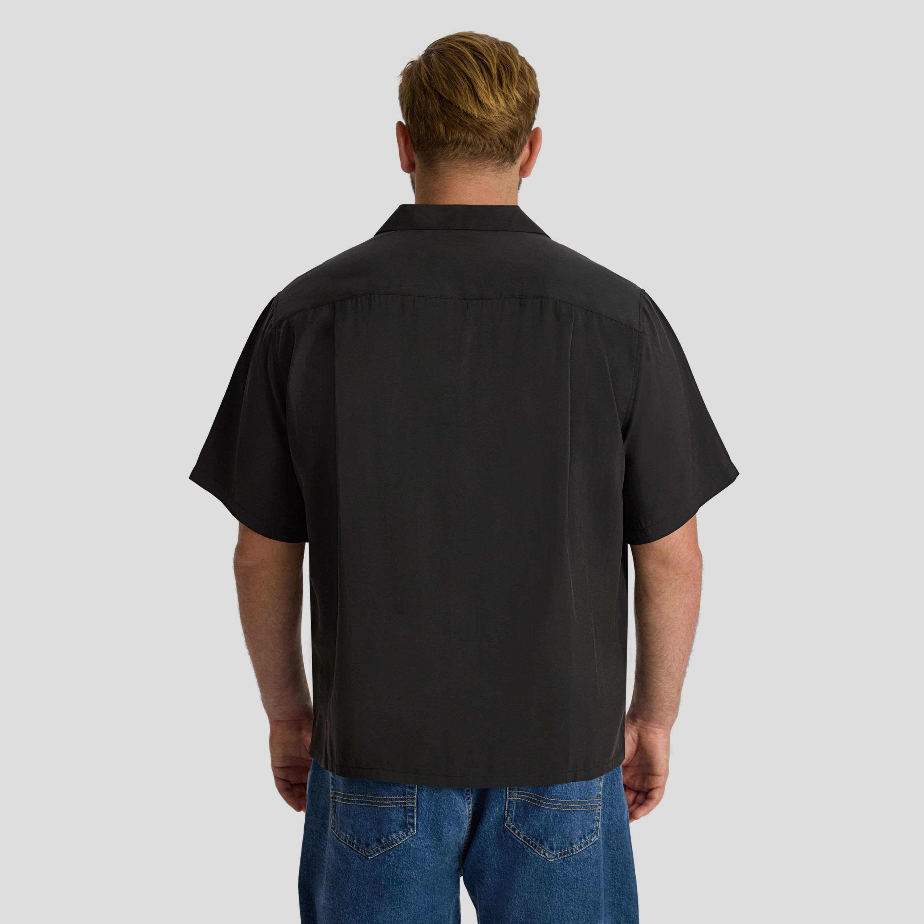 Black Lando Boxy Fit Shirt