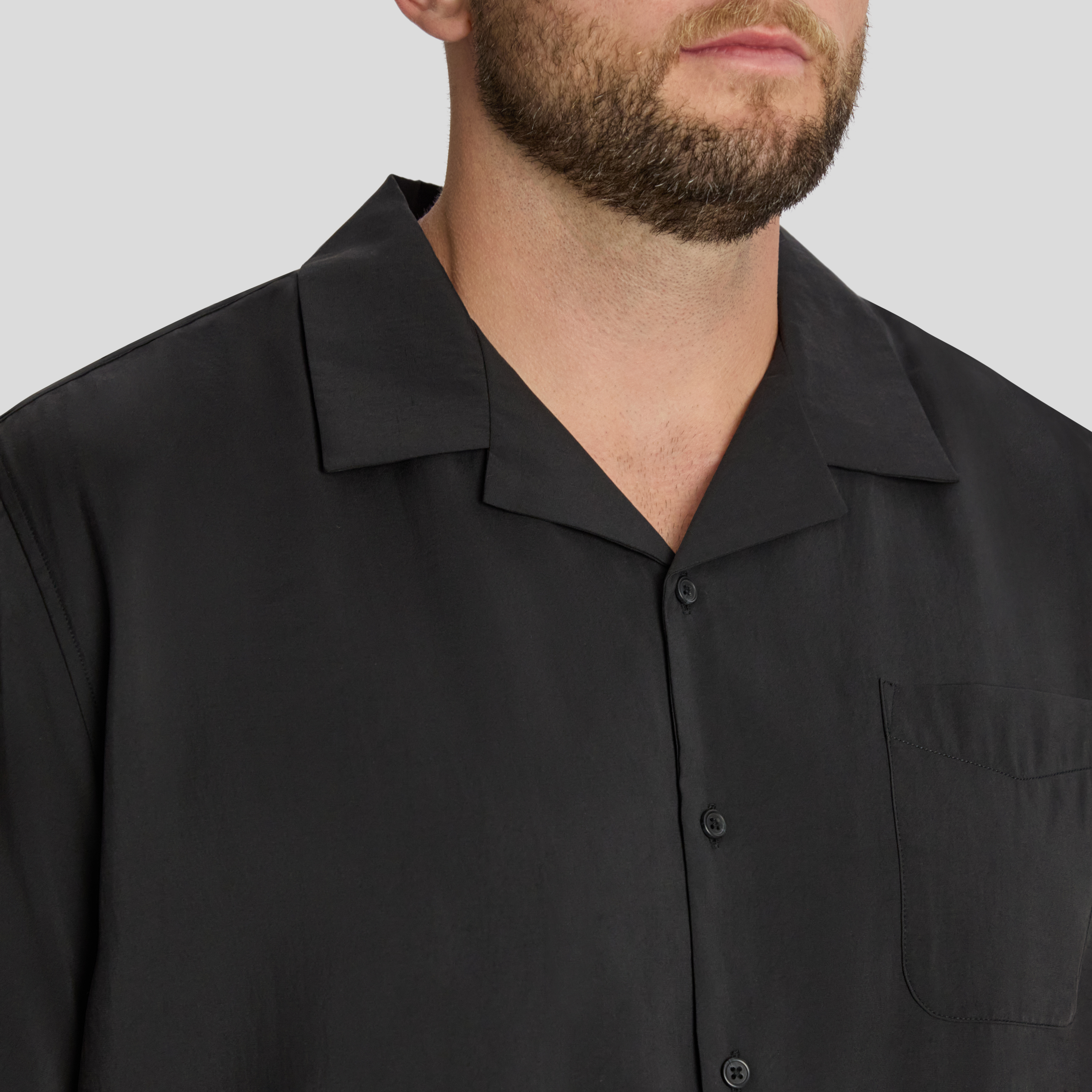Black Lando Boxy Fit Shirt