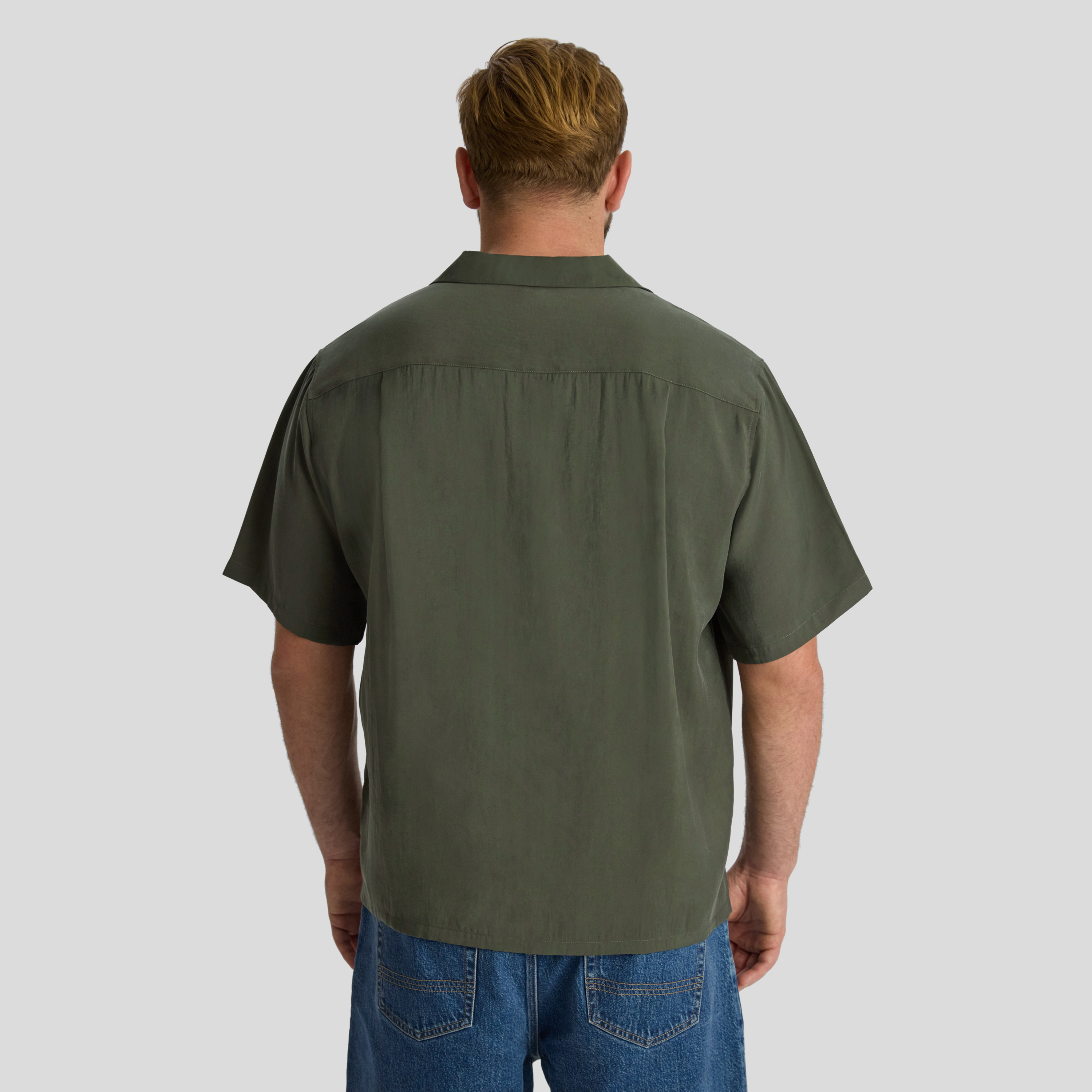 Olive Lando Boxy Fit Shirt