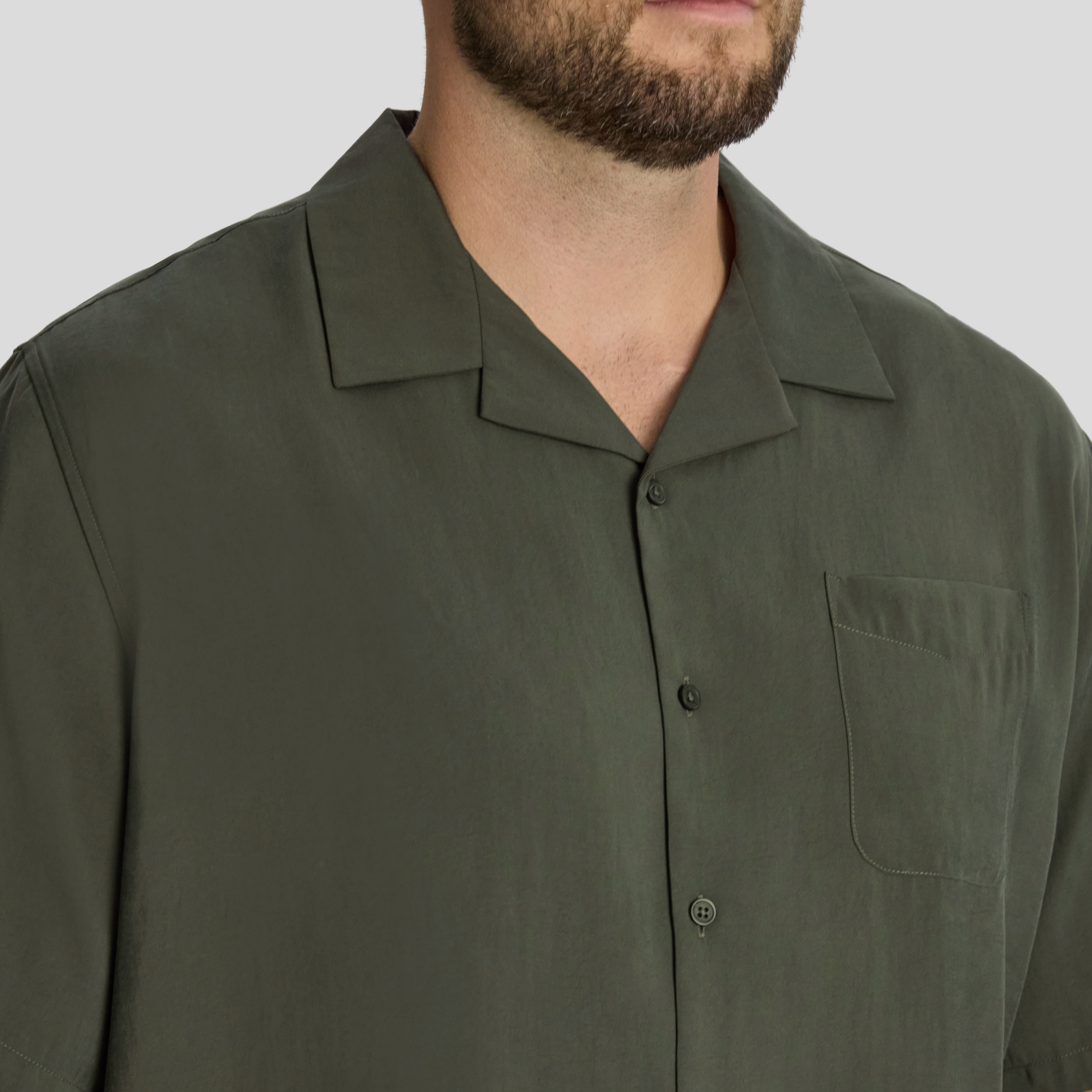 Olive Lando Boxy Fit Shirt