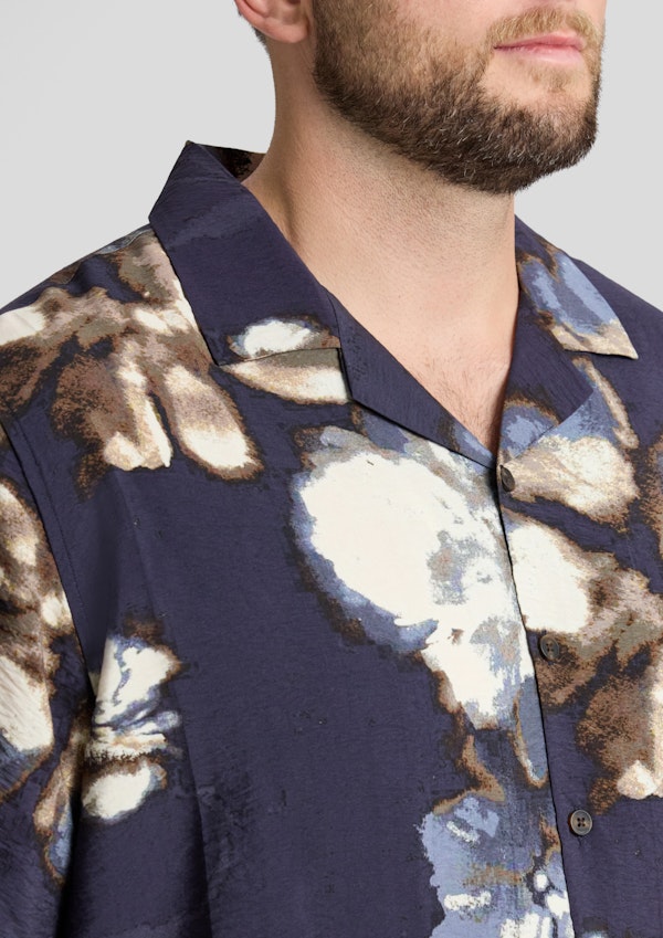 Navy Rocco Relaxed Shirt
