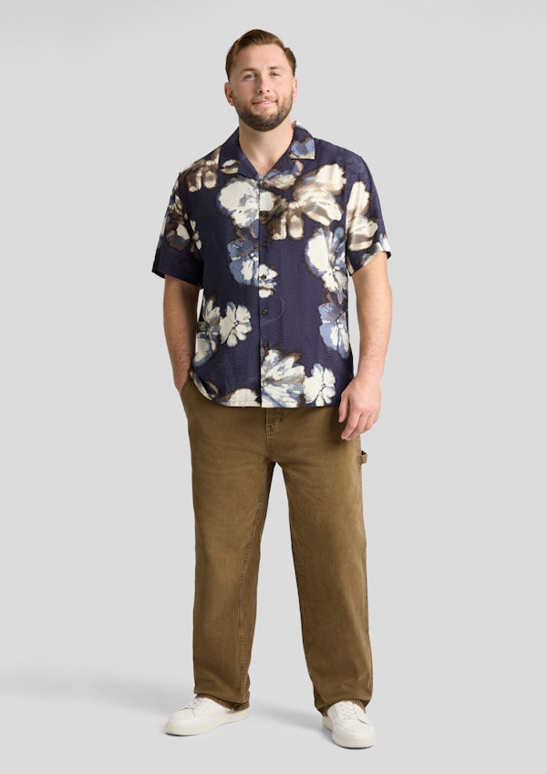 Navy Rocco Relaxed Shirt