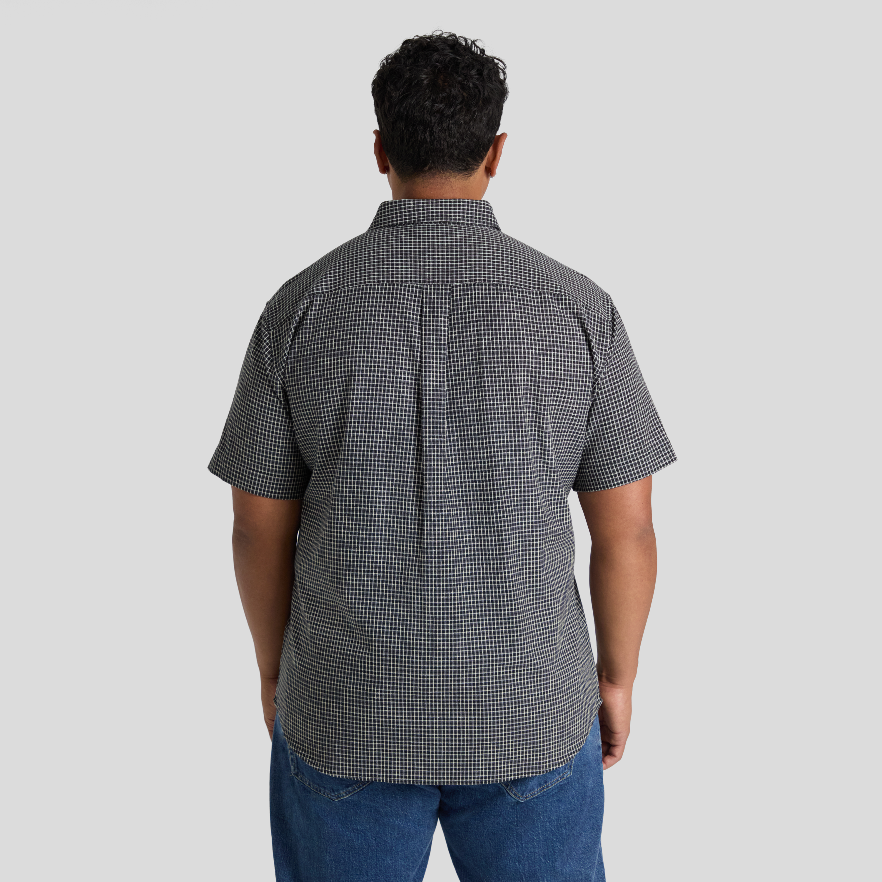 Black Nineties Check Shirt