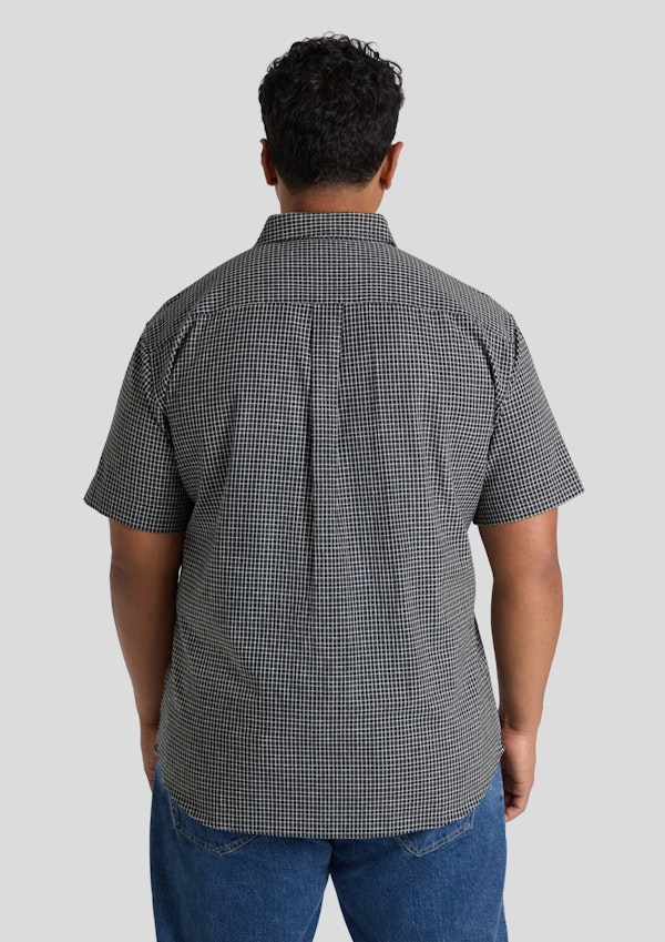 Black Nineties Check Shirt