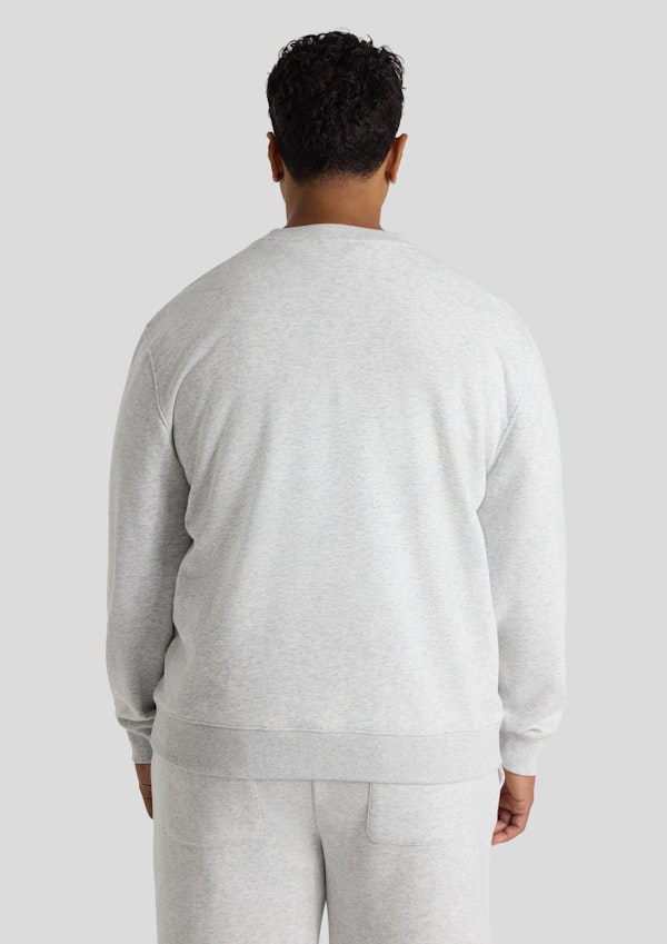 Grey Marle Essential Crew Neck Sweat