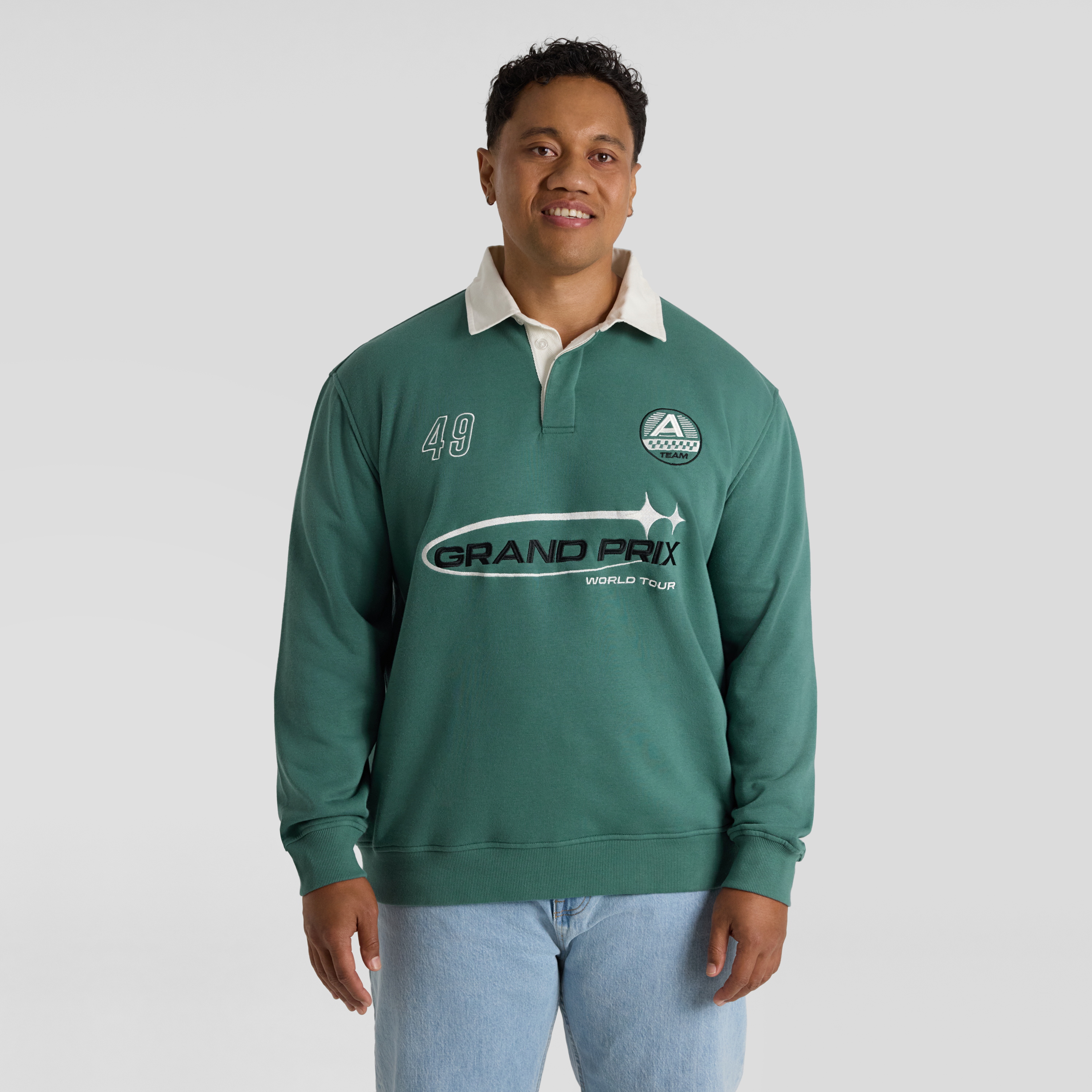 Rugby Fleece Sweat Top