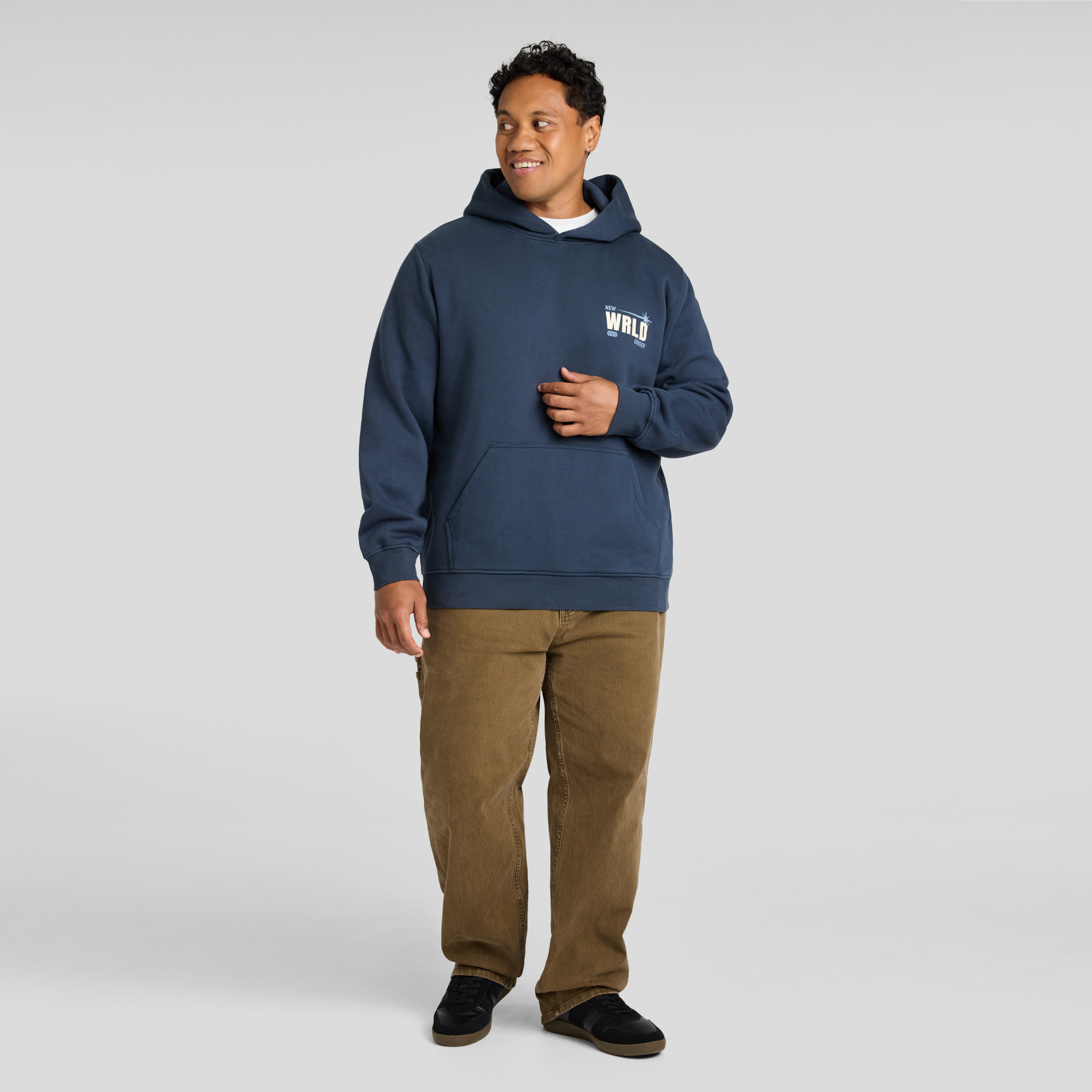 Petrol New World Regular Fit Hoodie
