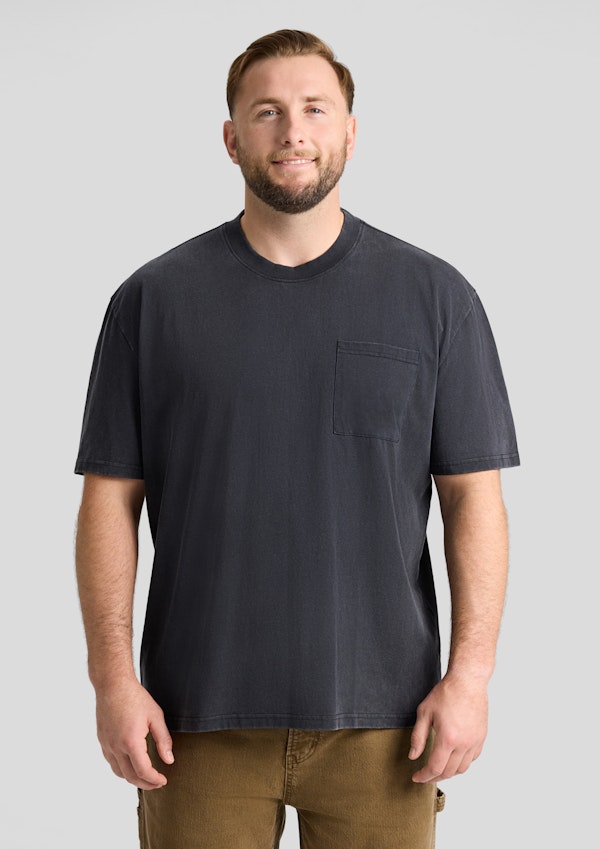 Acid Wash Relaxed Fit Tee