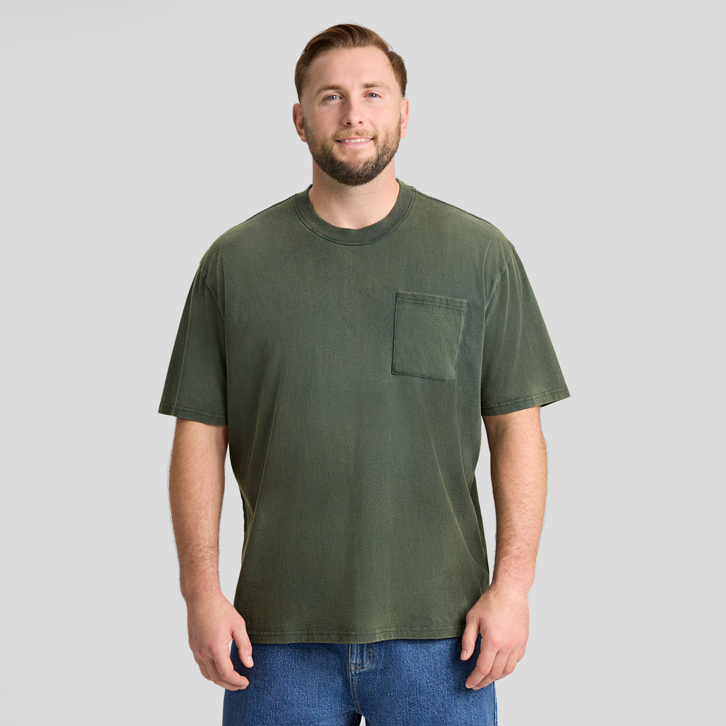 Acid Wash Relaxed Fit Tee