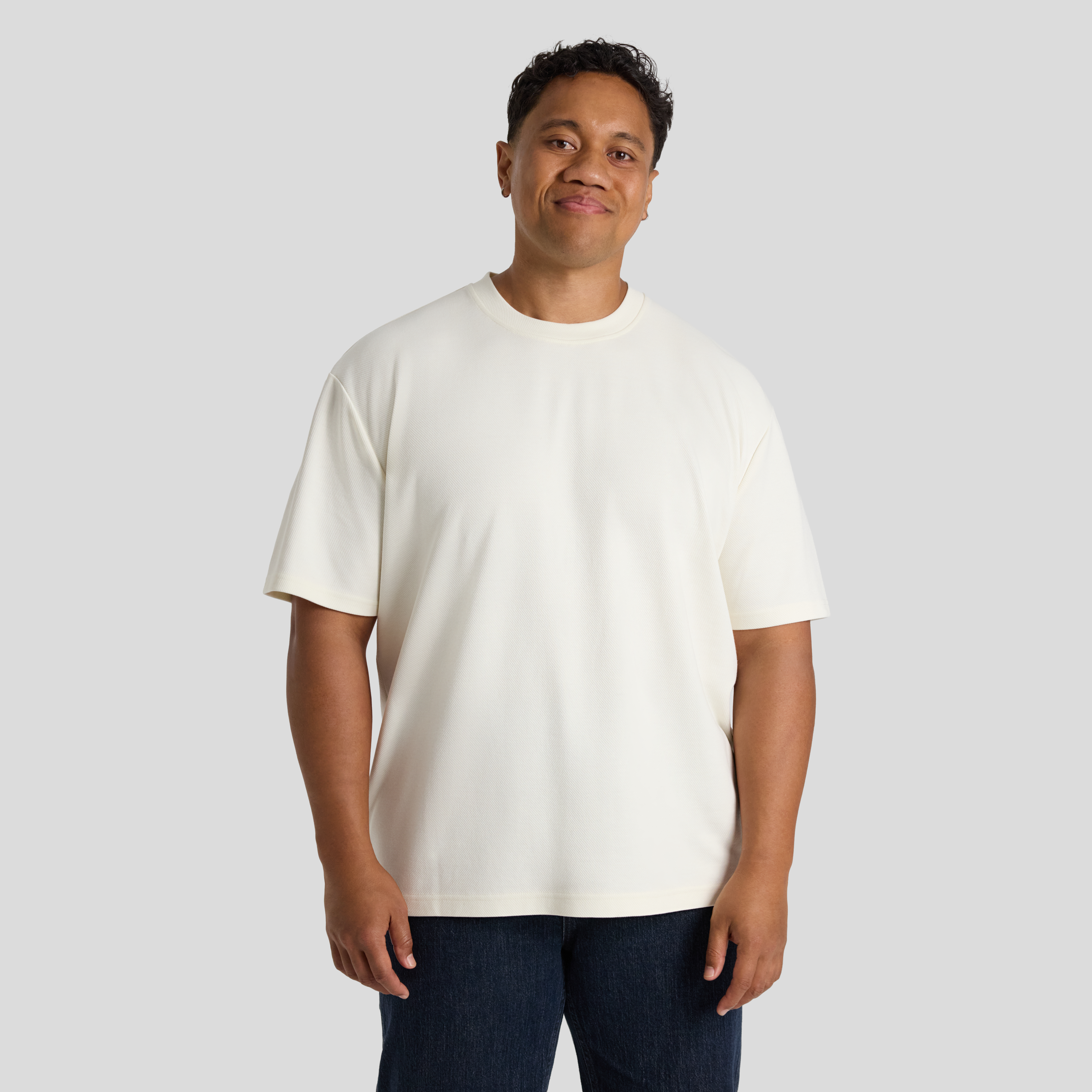 Bias Stripe Relaxed Fit Tee