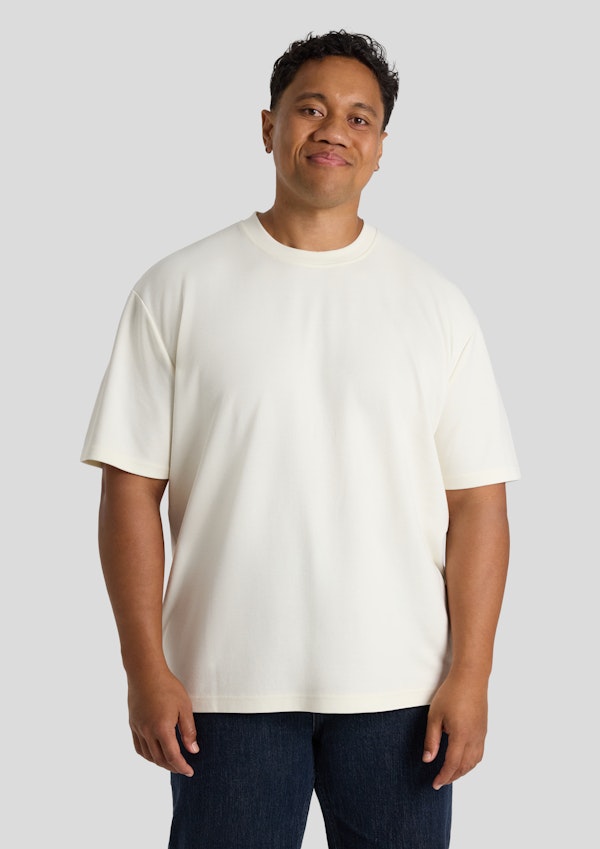 Bias Stripe Relaxed Fit Tee