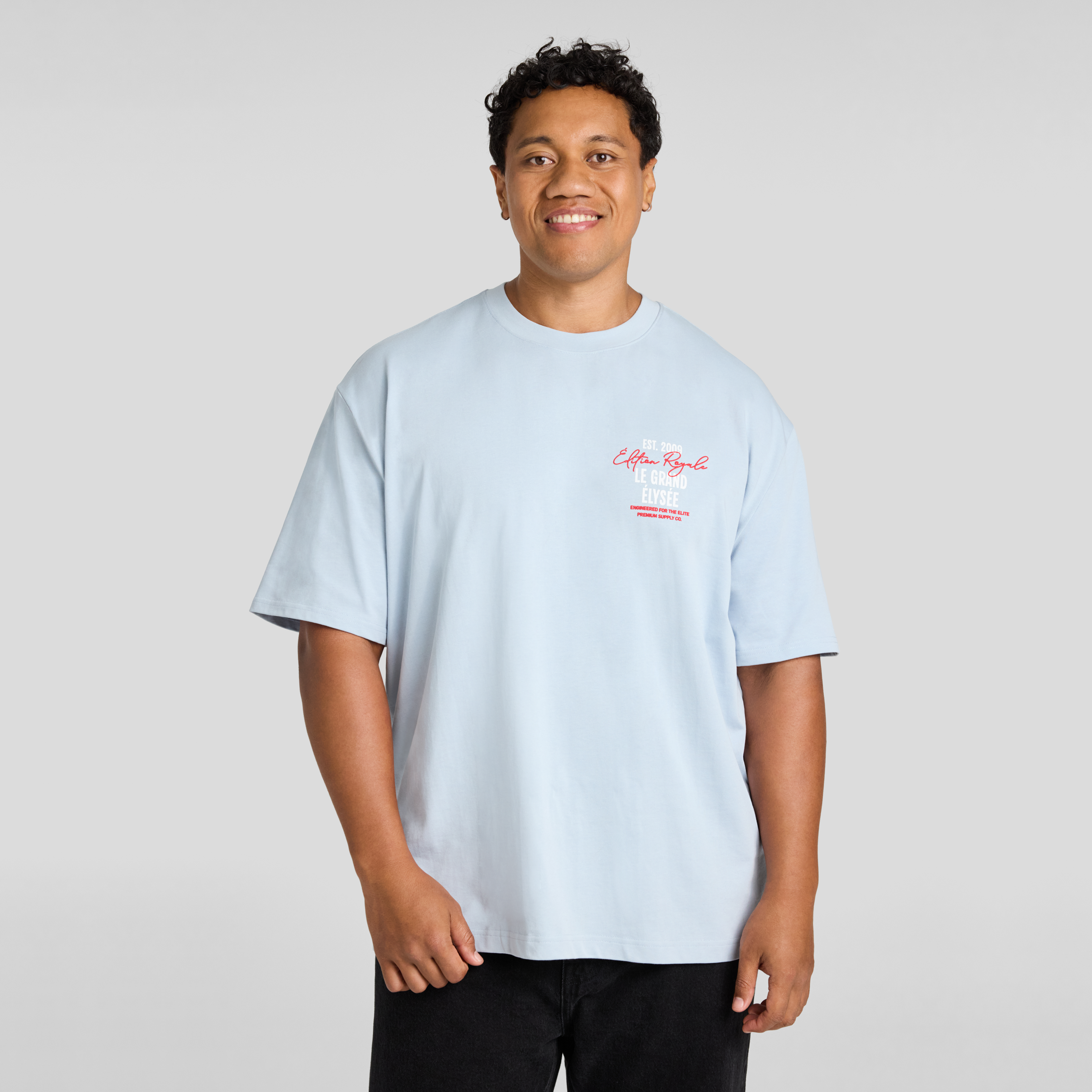 Light Blue Supply Relaxed Fit Tee