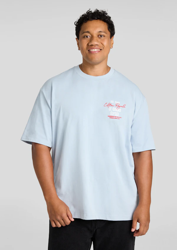 Light Blue Supply Relaxed Fit Tee