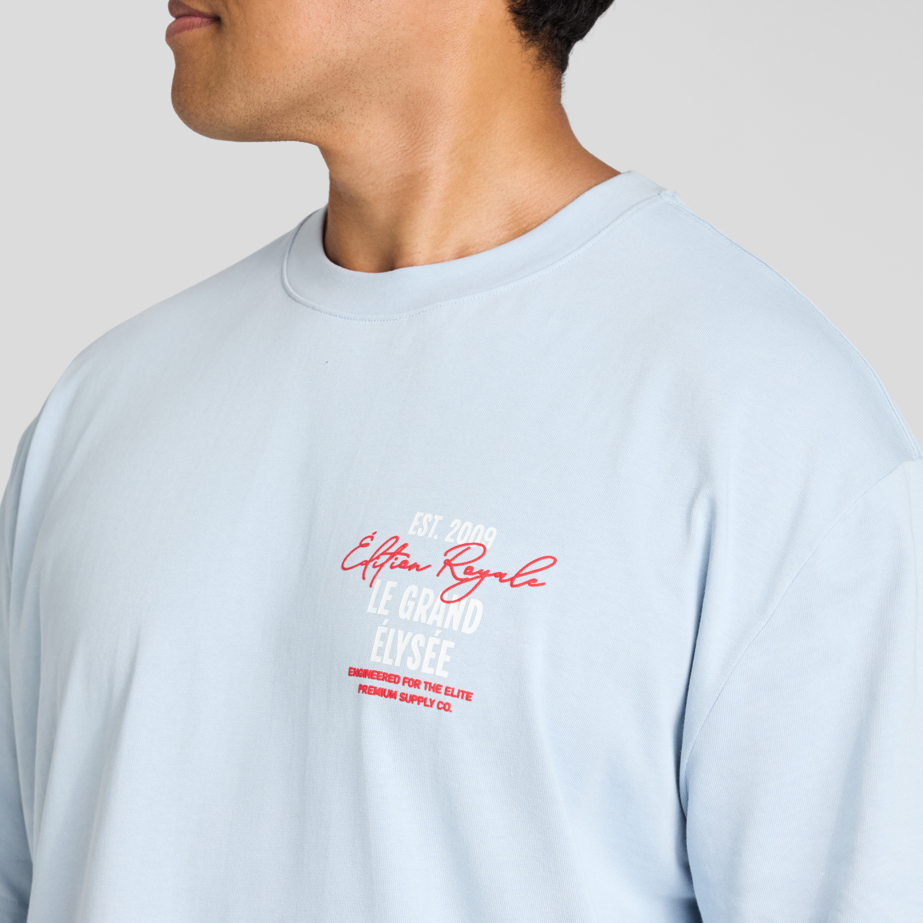 Light Blue Supply Relaxed Fit Tee