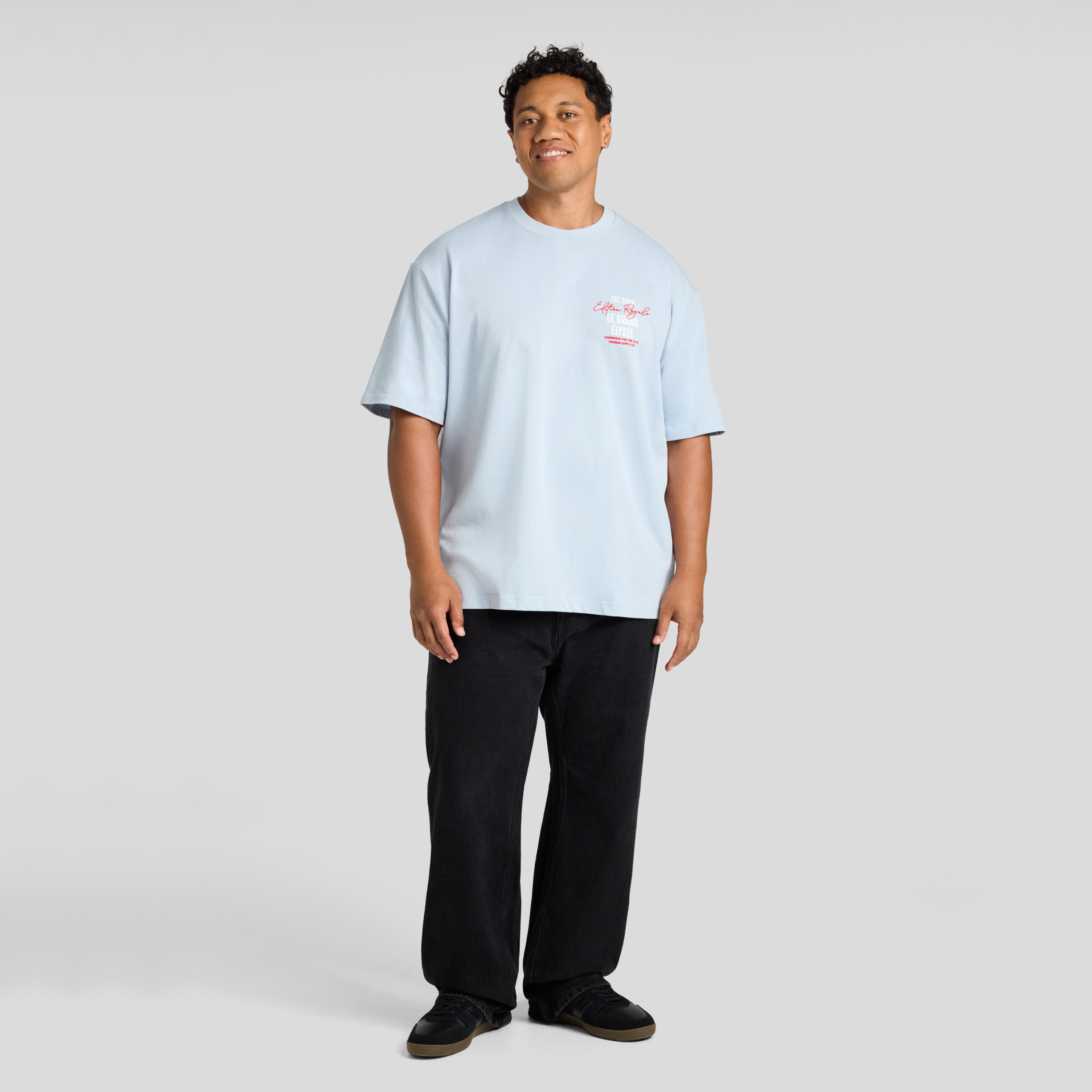 Light Blue Supply Relaxed Fit Tee