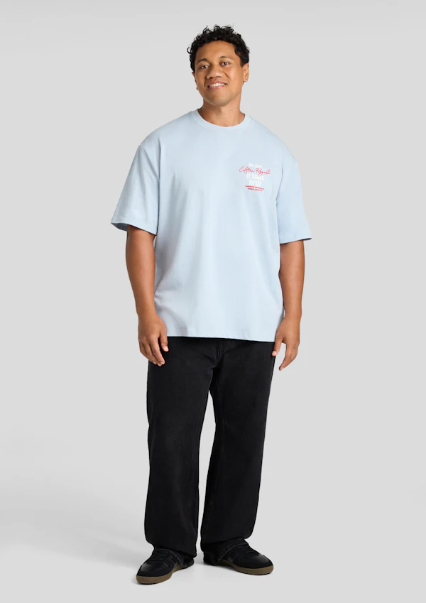 Light Blue Supply Relaxed Fit Tee