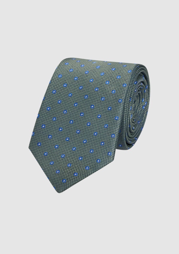 Herringbone Spot Tie