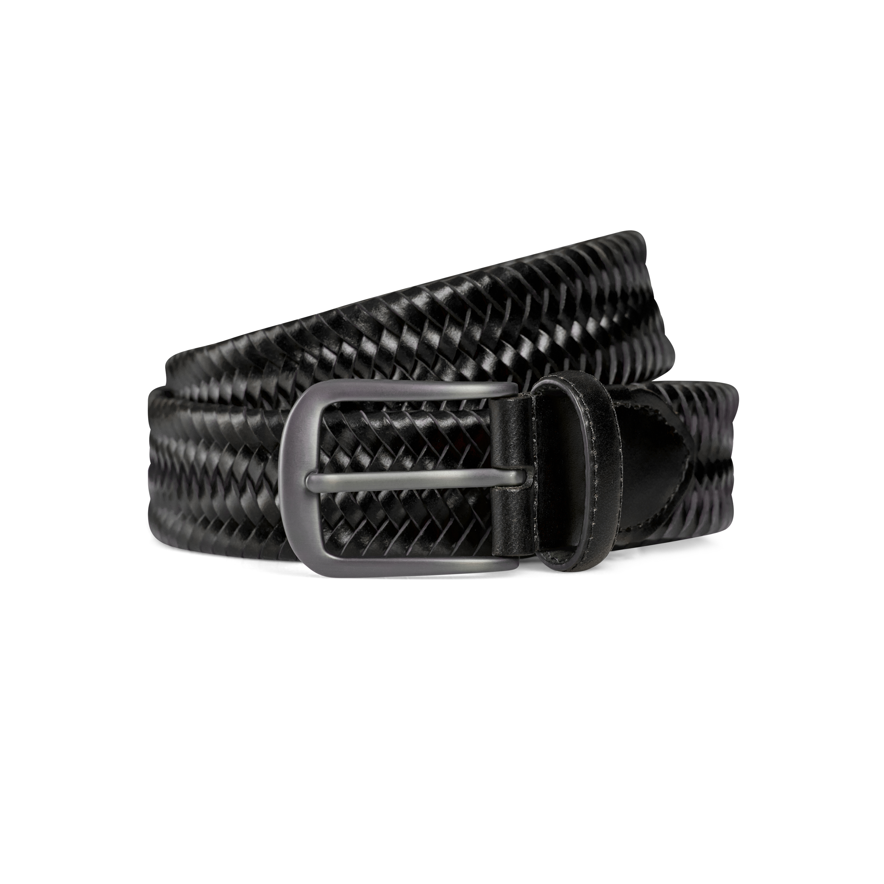 Jett Braided Leather Belt