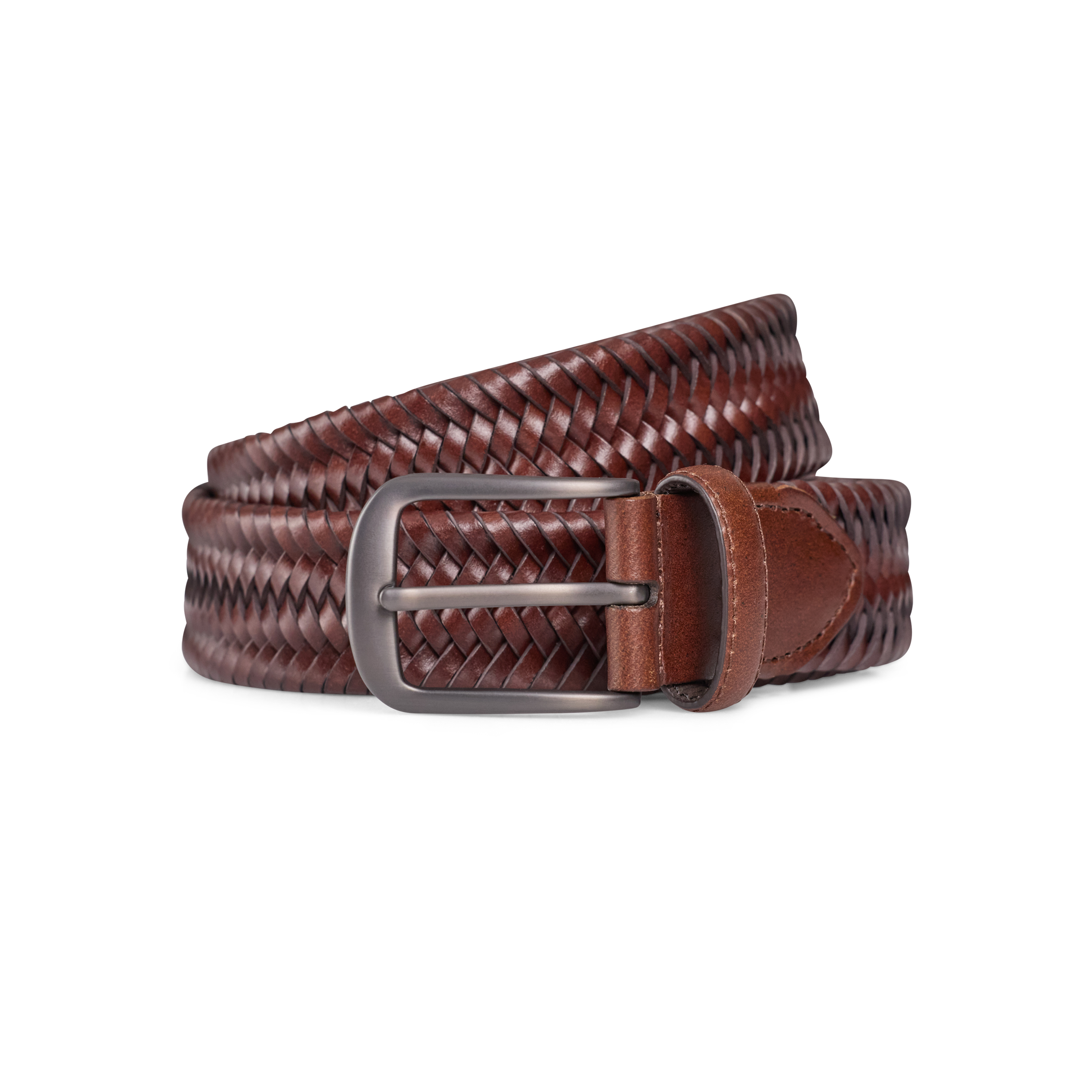 Jett Braided Leather Belt