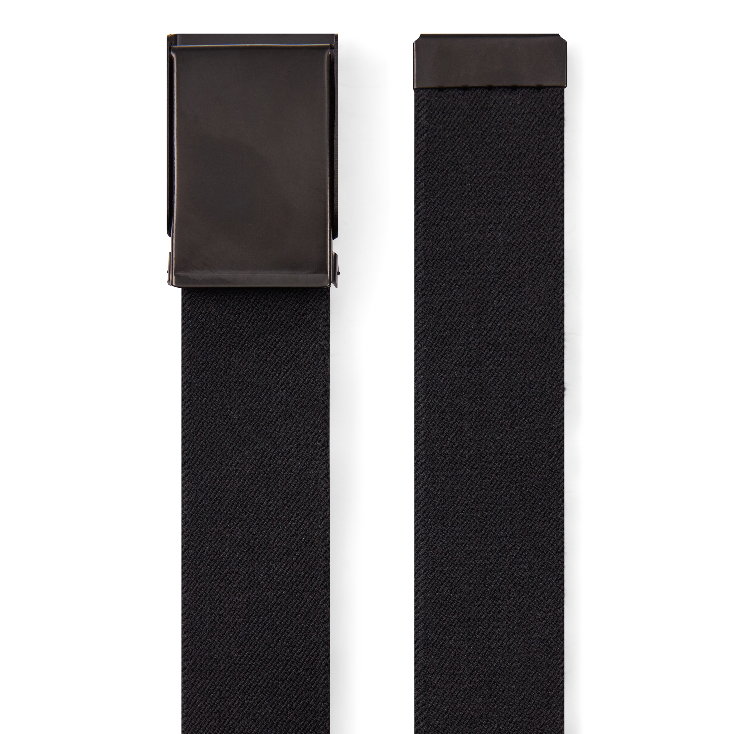 Black Blake Stretch Webbing Belt
