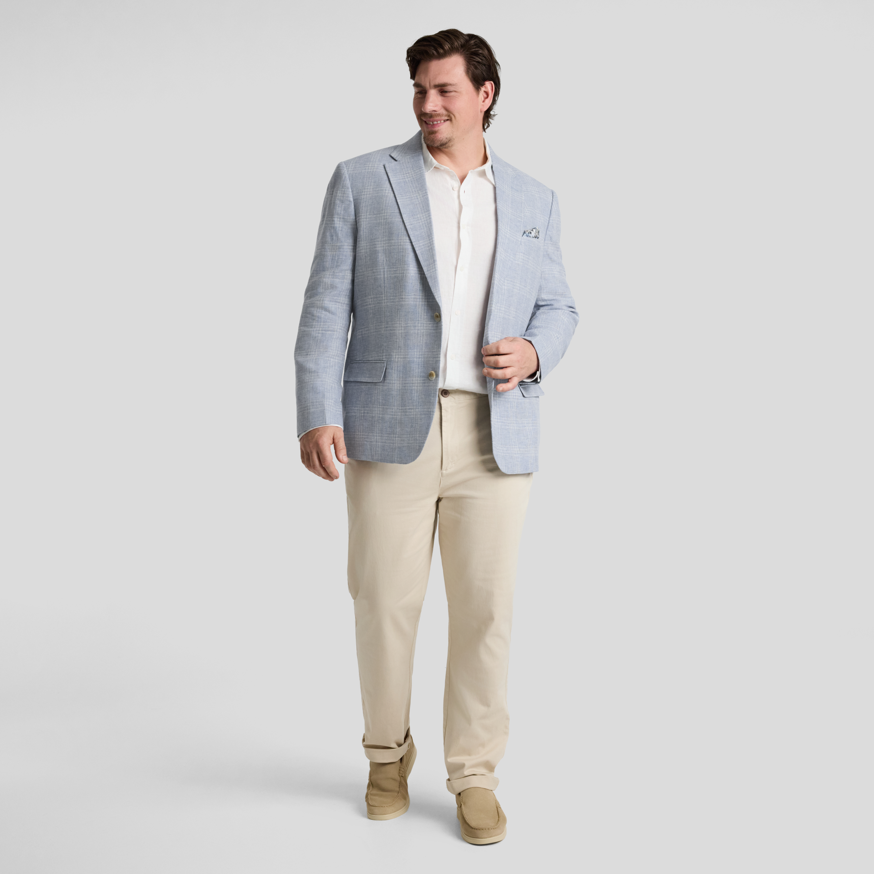 Blue Alexander Check Blazer