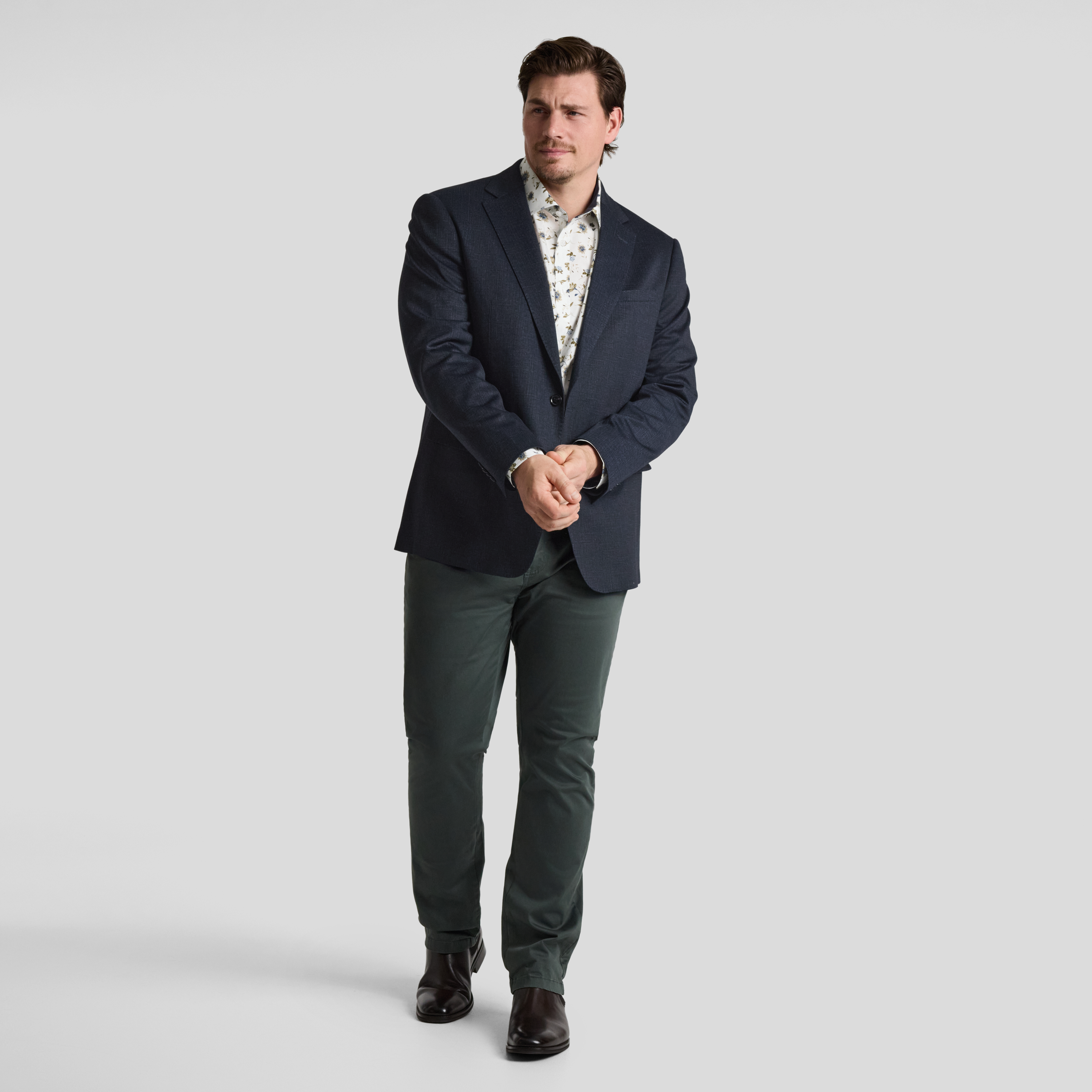 Navy Ethan Stretch Blazer