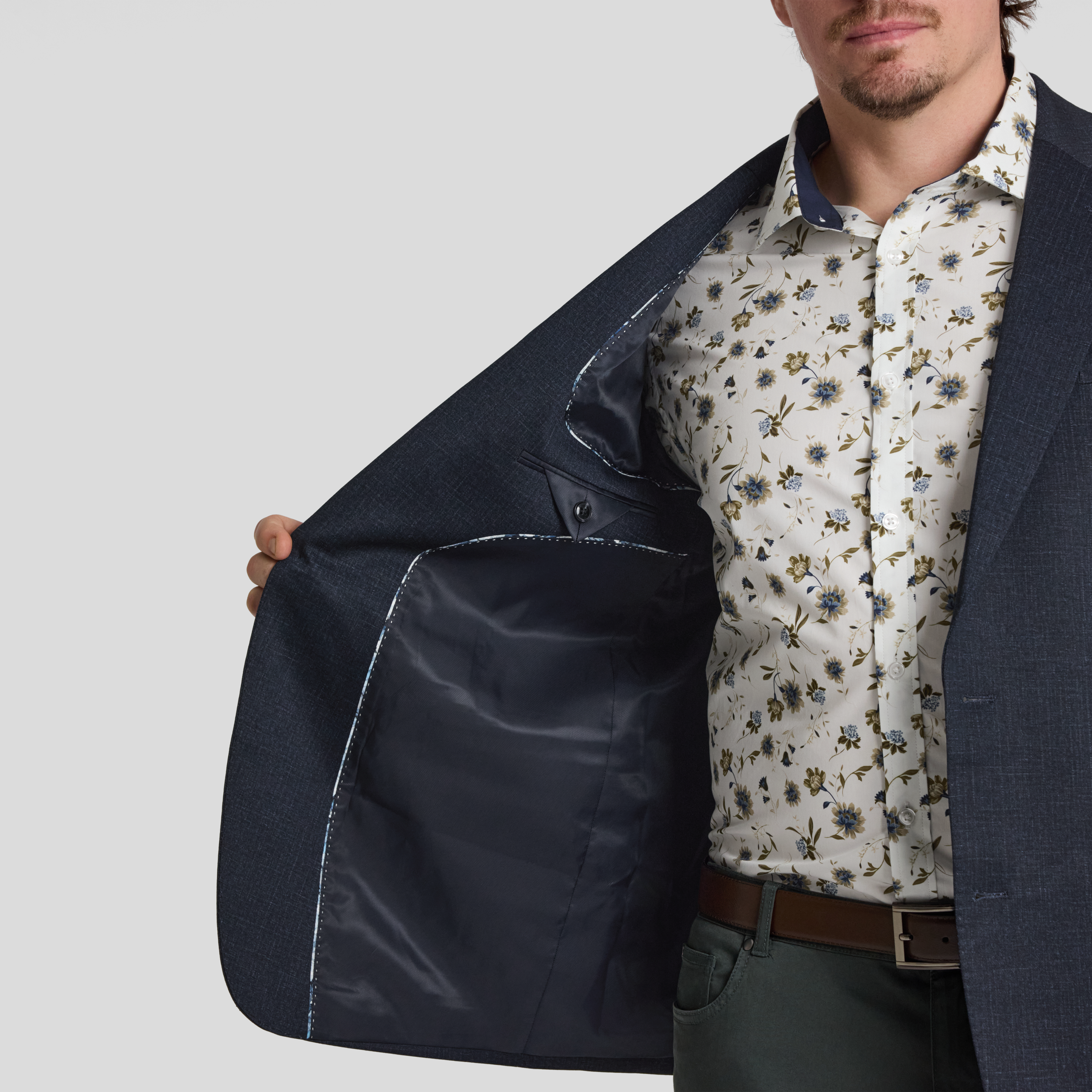 Navy Ethan Stretch Blazer