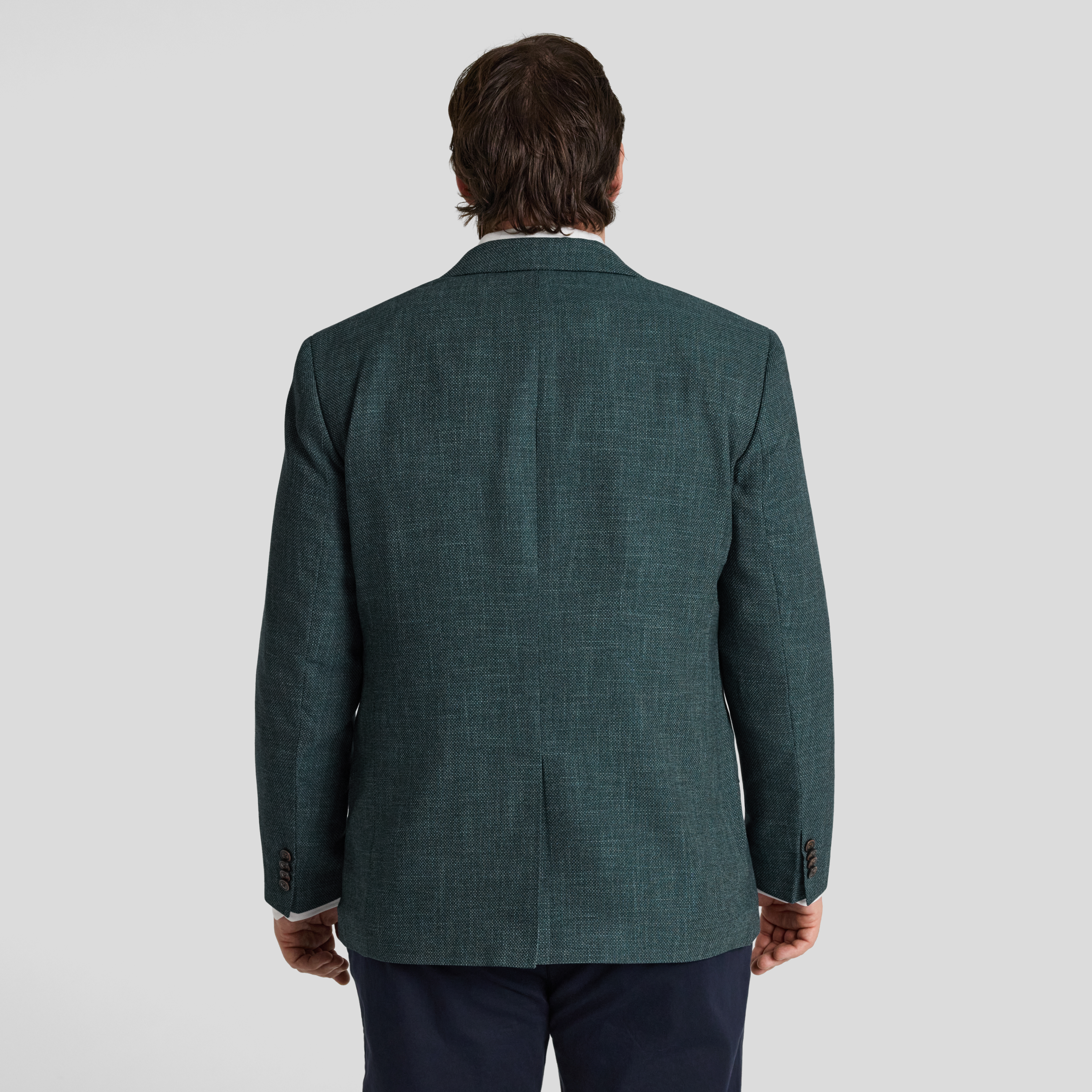 Teal Liam Textured Blazer
