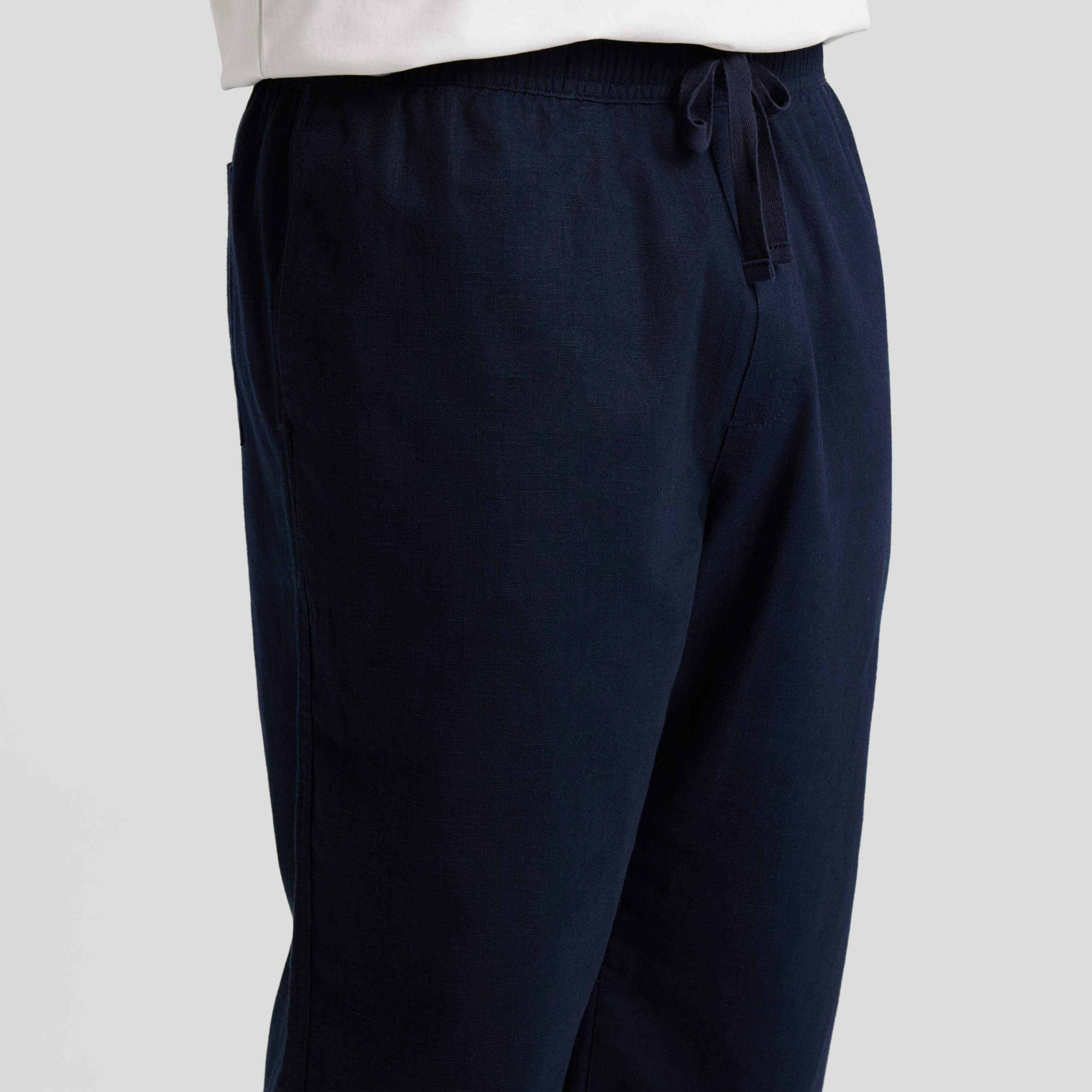 Ink Shoreline Linen Pant